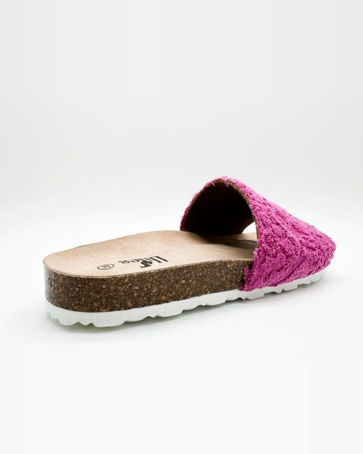 Vegane "thies ® Eco Bio Terry Slide" Sandale aus Bio-Baumwolle Frottee – Ansicht 4