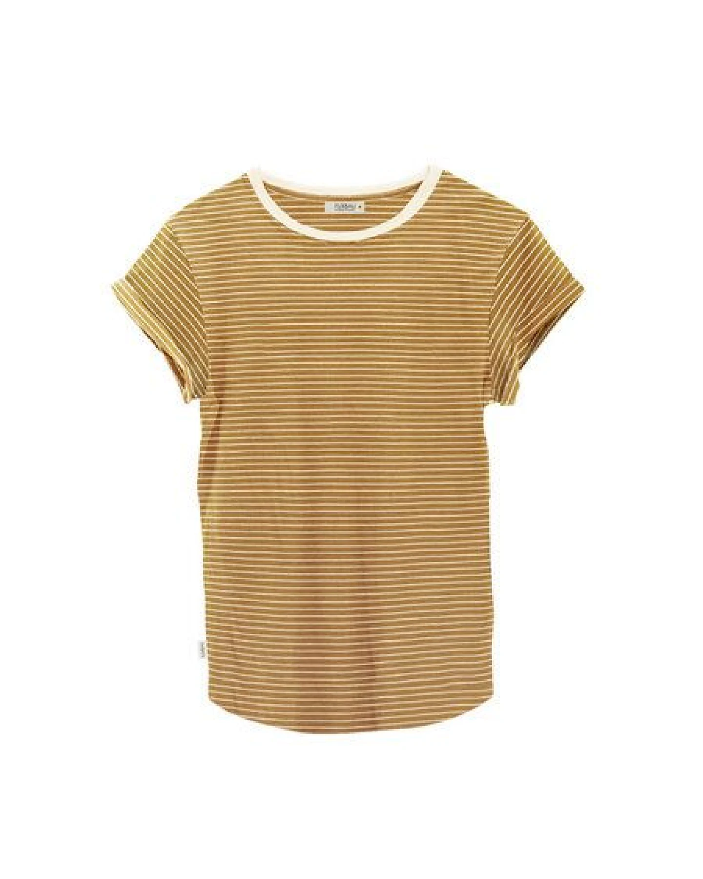 FUXBAU Frauen Streifenshirt - creme grün, bordeaux, blau oder senf – Ansicht 2