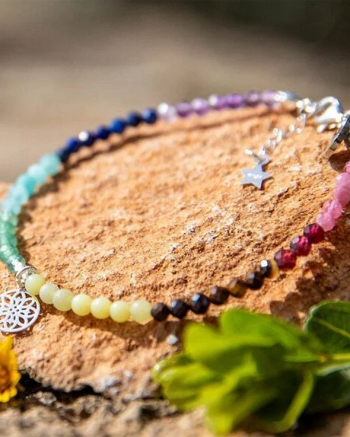 Divasya Chakra Armband aus Natursteinen