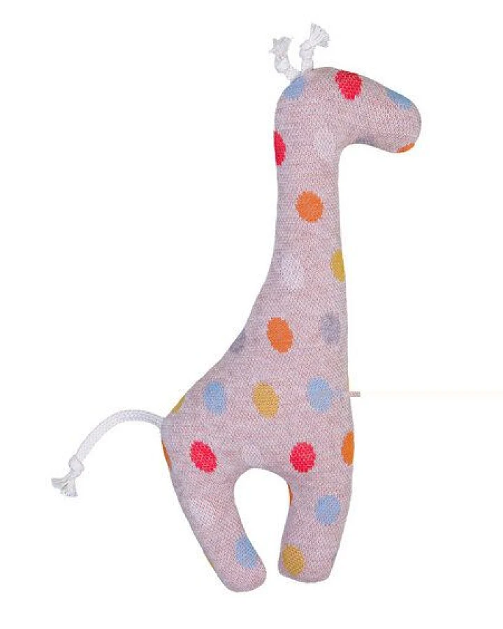 Produktseite: Efie Rassel Giraffe, 100 % Made in Germany, GOTS zertifiziert