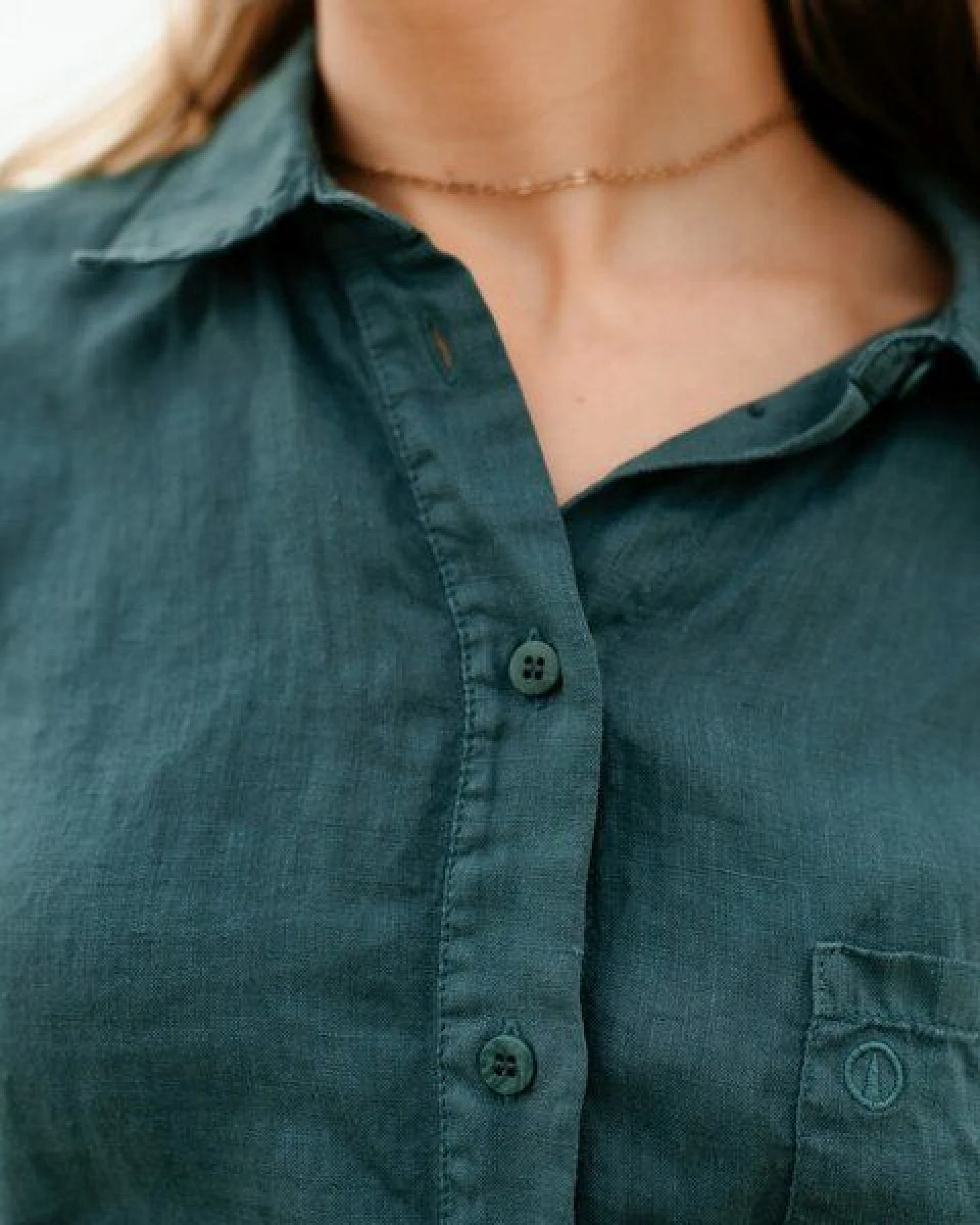 NORDLICHT Leinen Bluse aus 100% Leinen CILIA – Ansicht 4