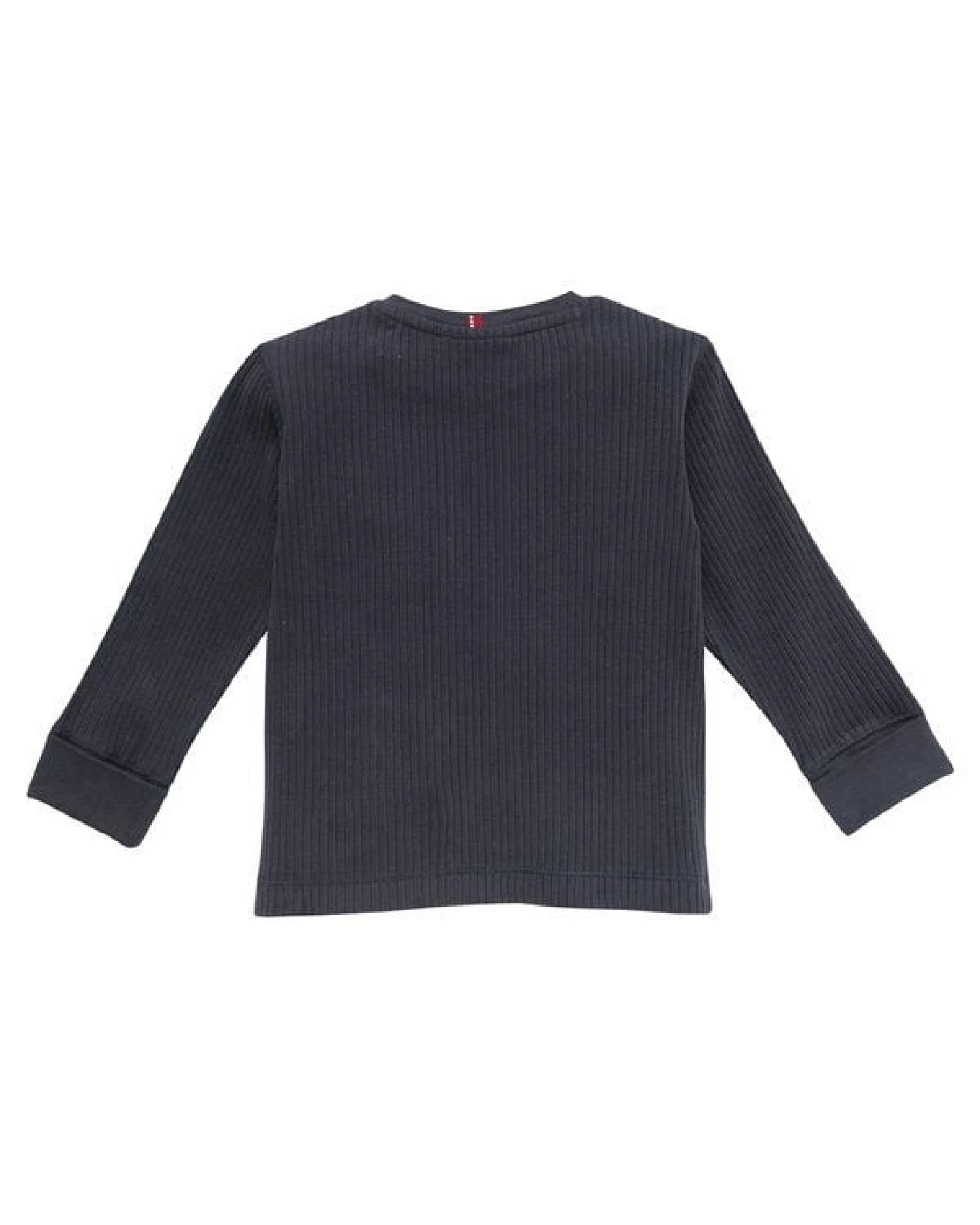 People Wear Organic Langarmshirt, 2er Pack, uni gelb und dunkelblau, Bio-Baumwolle – Ansicht 2
