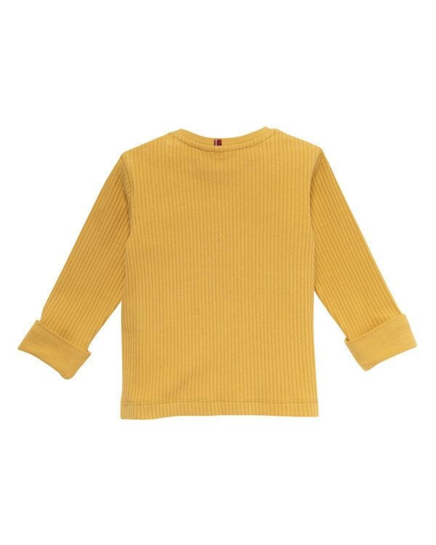 People Wear Organic Langarmshirt, 2er Pack, uni gelb und dunkelblau, Bio-Baumwolle – Ansicht 4