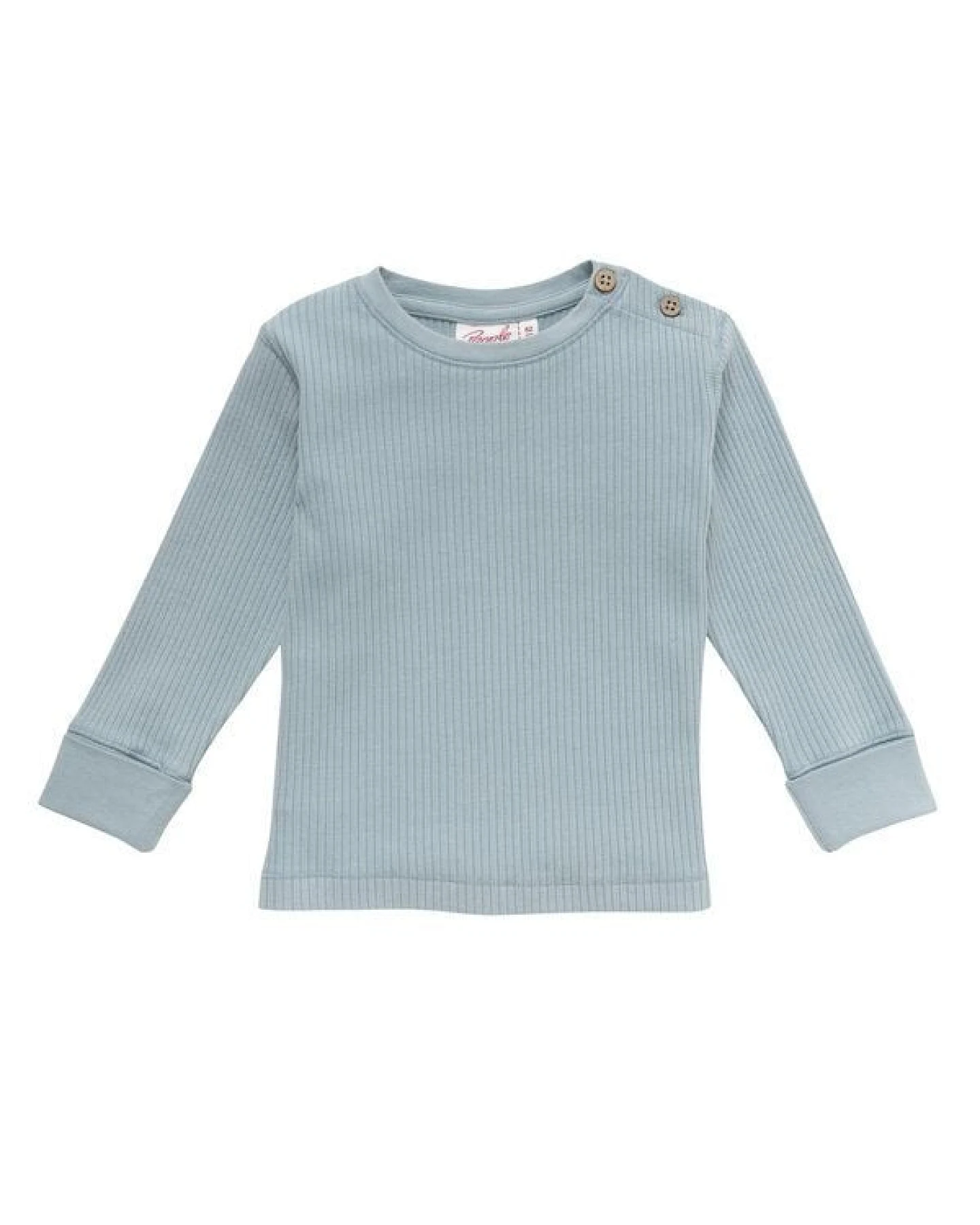 People Wear Organic Langarmshirt, 2er Pack, uni flieder und blau, Bio-Baumwolle – Ansicht 4