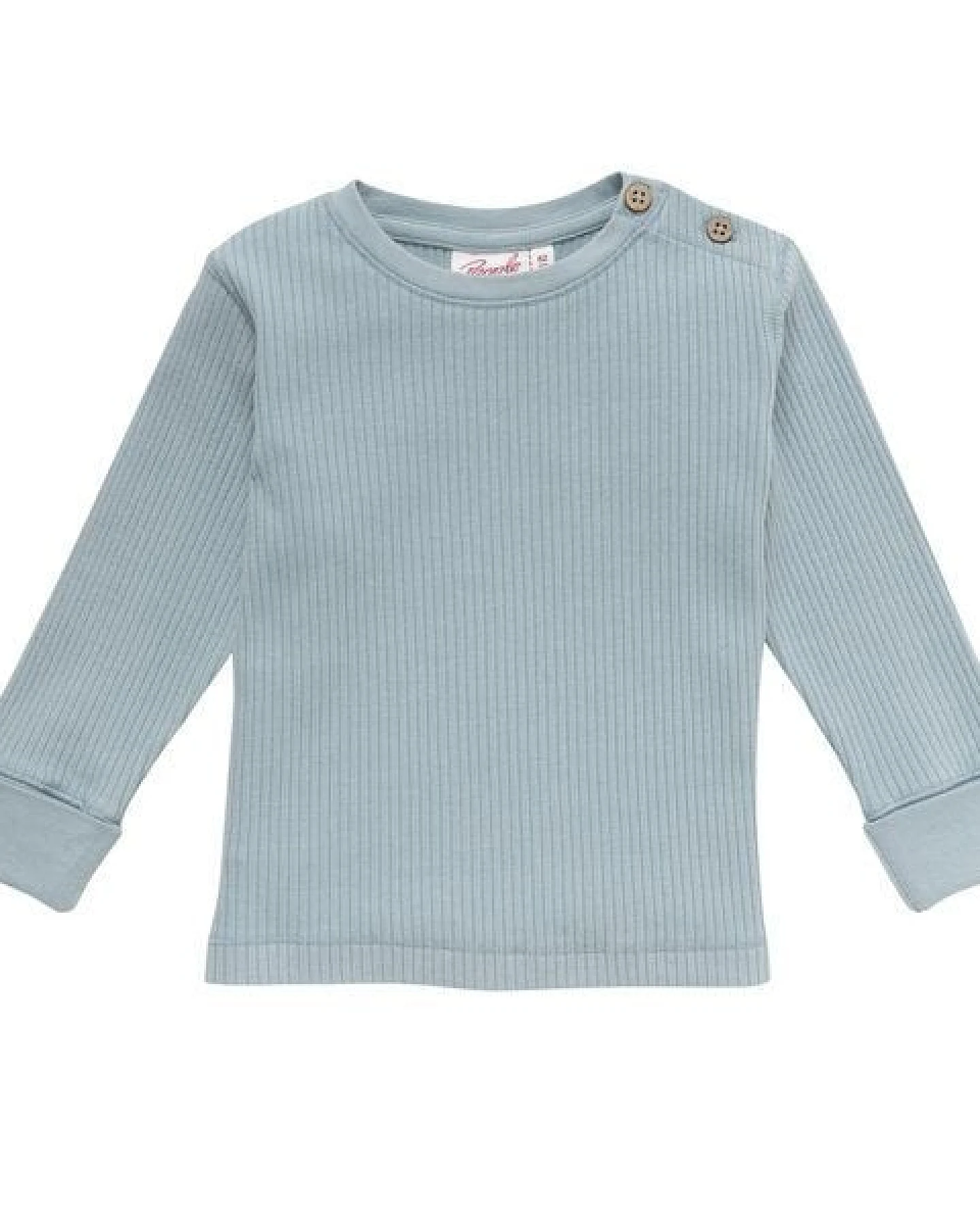 People Wear Organic Langarmshirt, 2er Pack, uni flieder und blau, Bio-Baumwolle – Ansicht 4