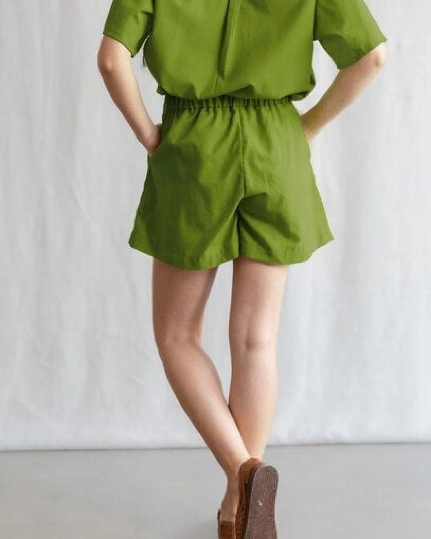 Jyoti - Fair Works Bio-Baumwoll Shorts Sitaar – Ansicht 2
