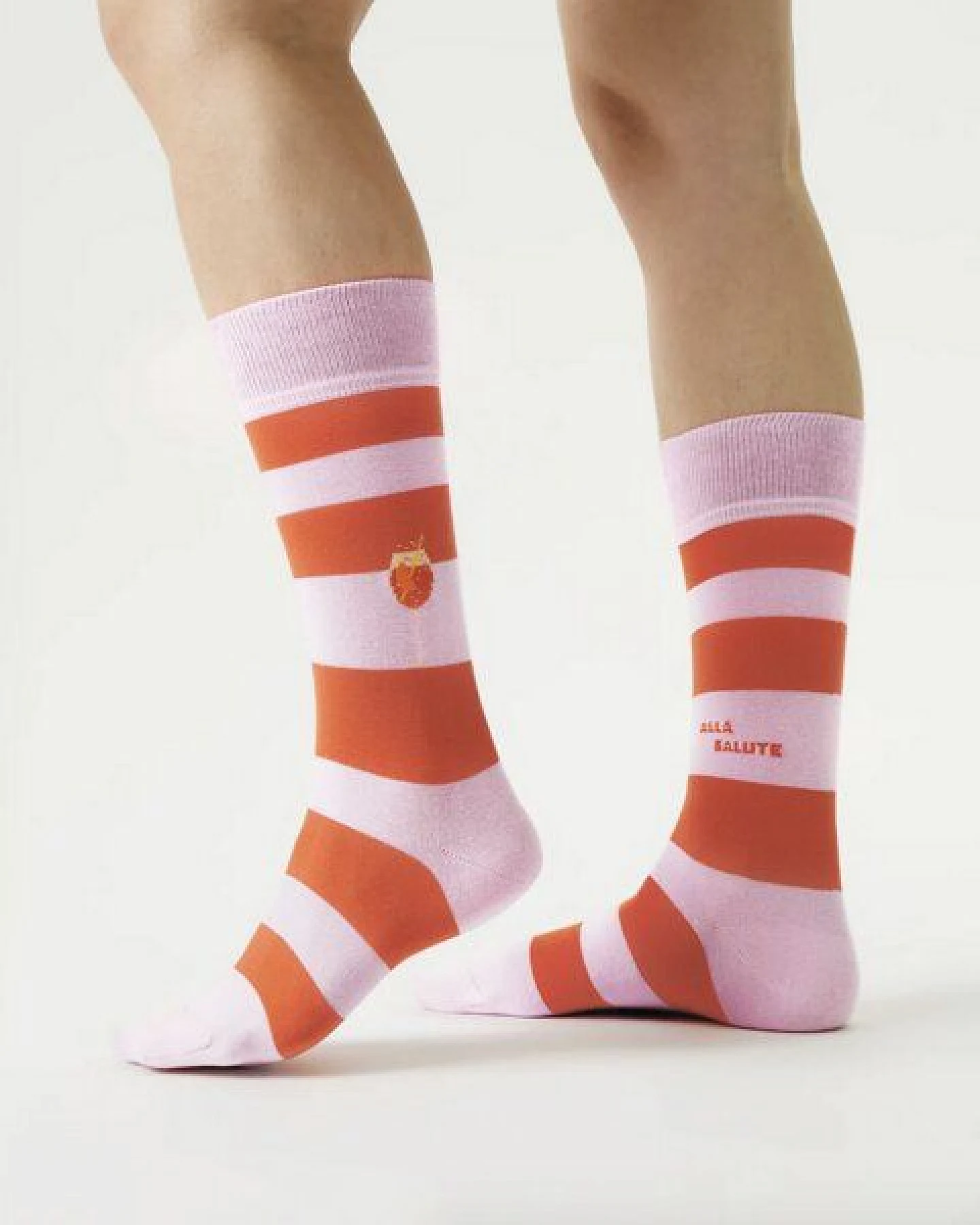 von Jungfeld Gestreifte Socken mit Spritz Icon – Ansicht 2