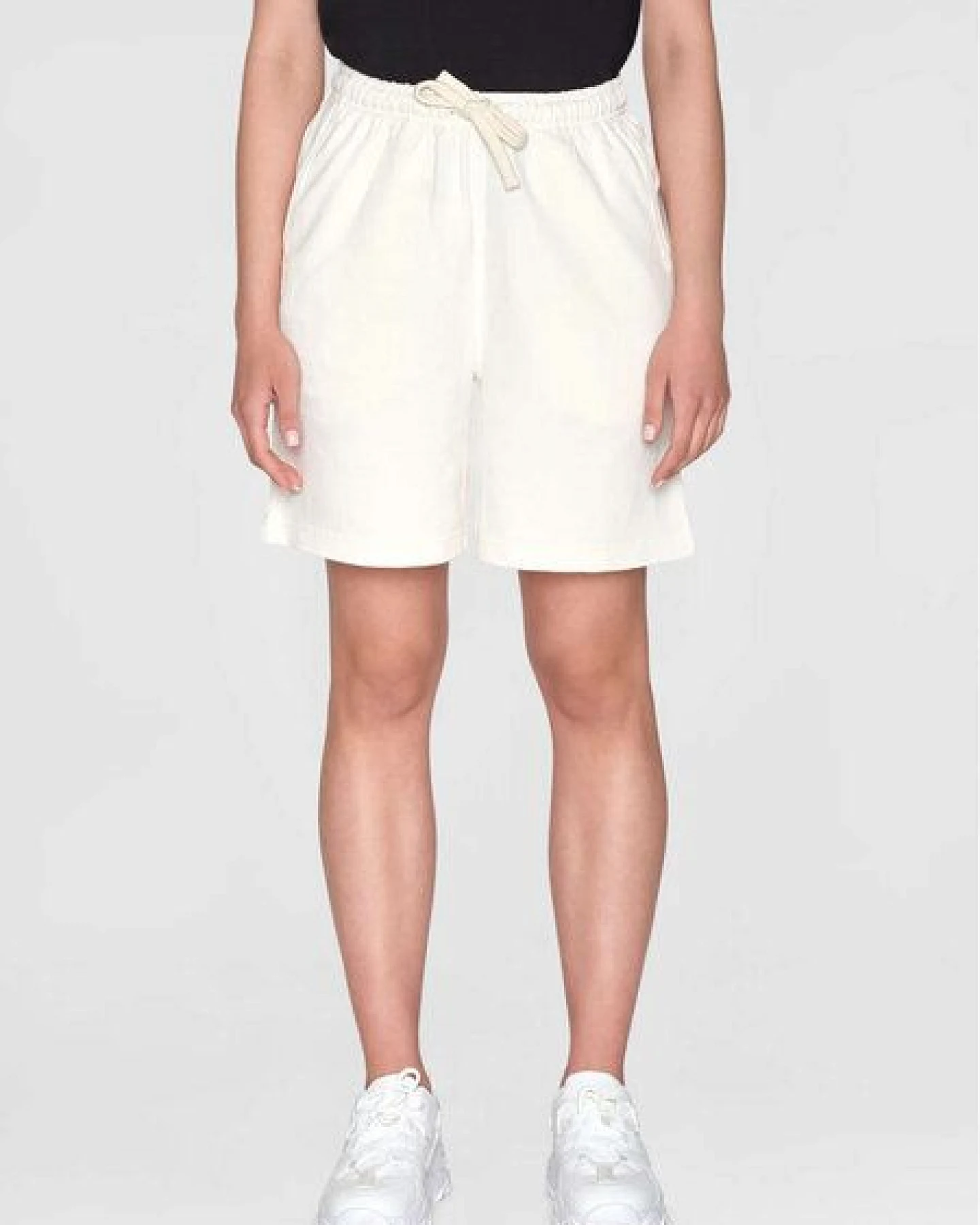 KnowledgeCotton Apparel Damen Sweatshorts 100 % Bio-Baumwolle – Ansicht 2