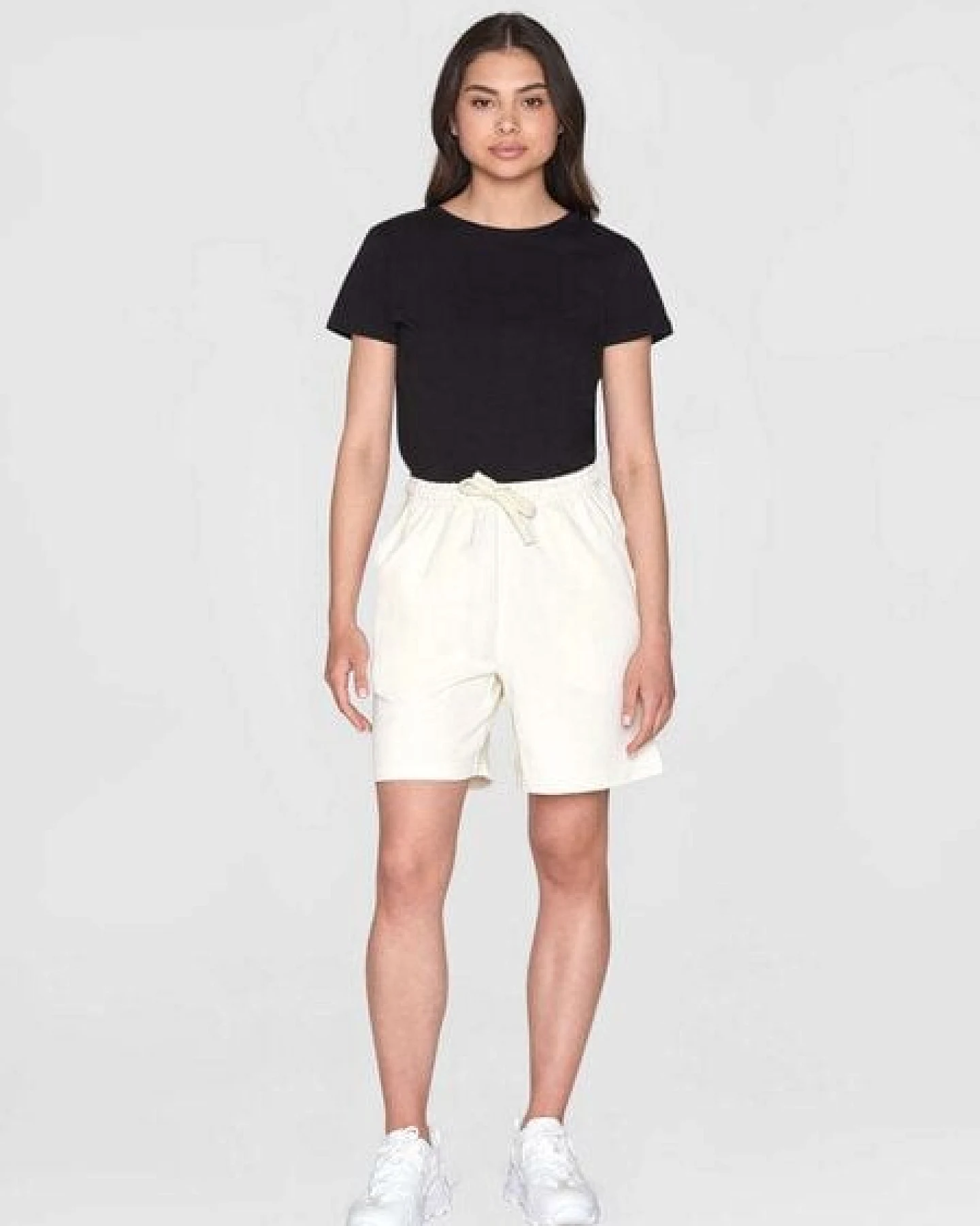 KnowledgeCotton Apparel Damen Sweatshorts 100 % Bio-Baumwolle – Ansicht 4