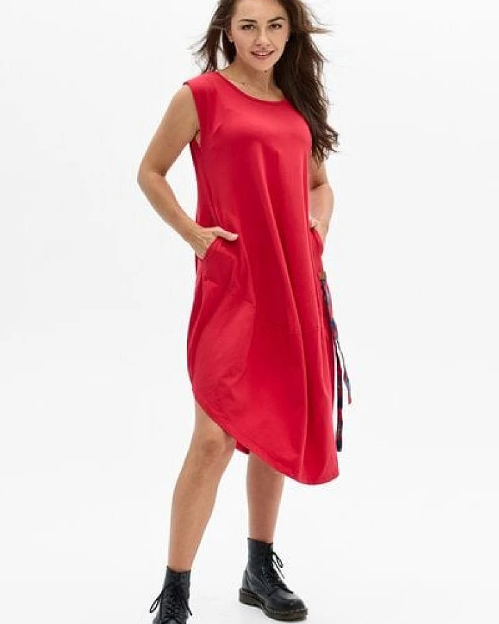 Sommerkleid Ankara – bequemer Ballon-Schnitt Kleid – luftig & verstellbar – fair in EU produziert – KOKOworld Print