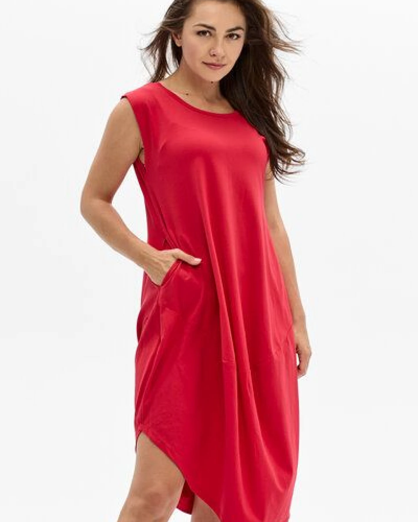 Sommerkleid Ankara – bequemer Ballon-Schnitt Kleid – luftig & verstellbar – fair in EU produziert – KOKOworld Print – Ansicht 3