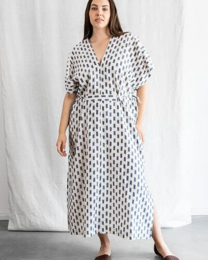 Jyoti - Fair Works Baumwoll Kaftankleid Rishi