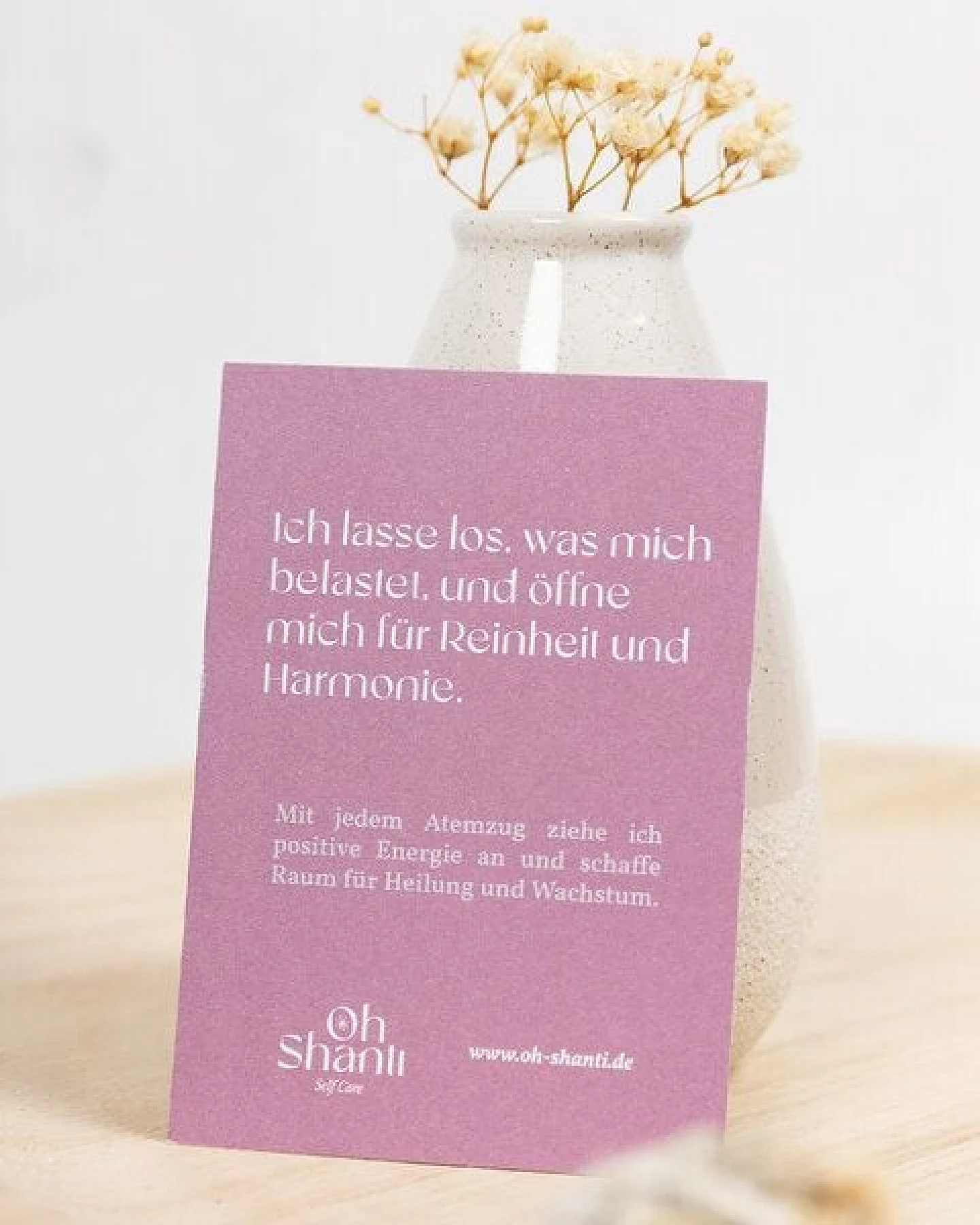 Oh Shanti Räucherbündel Weißer Salbei & Sinuata Blüten – Ansicht 4