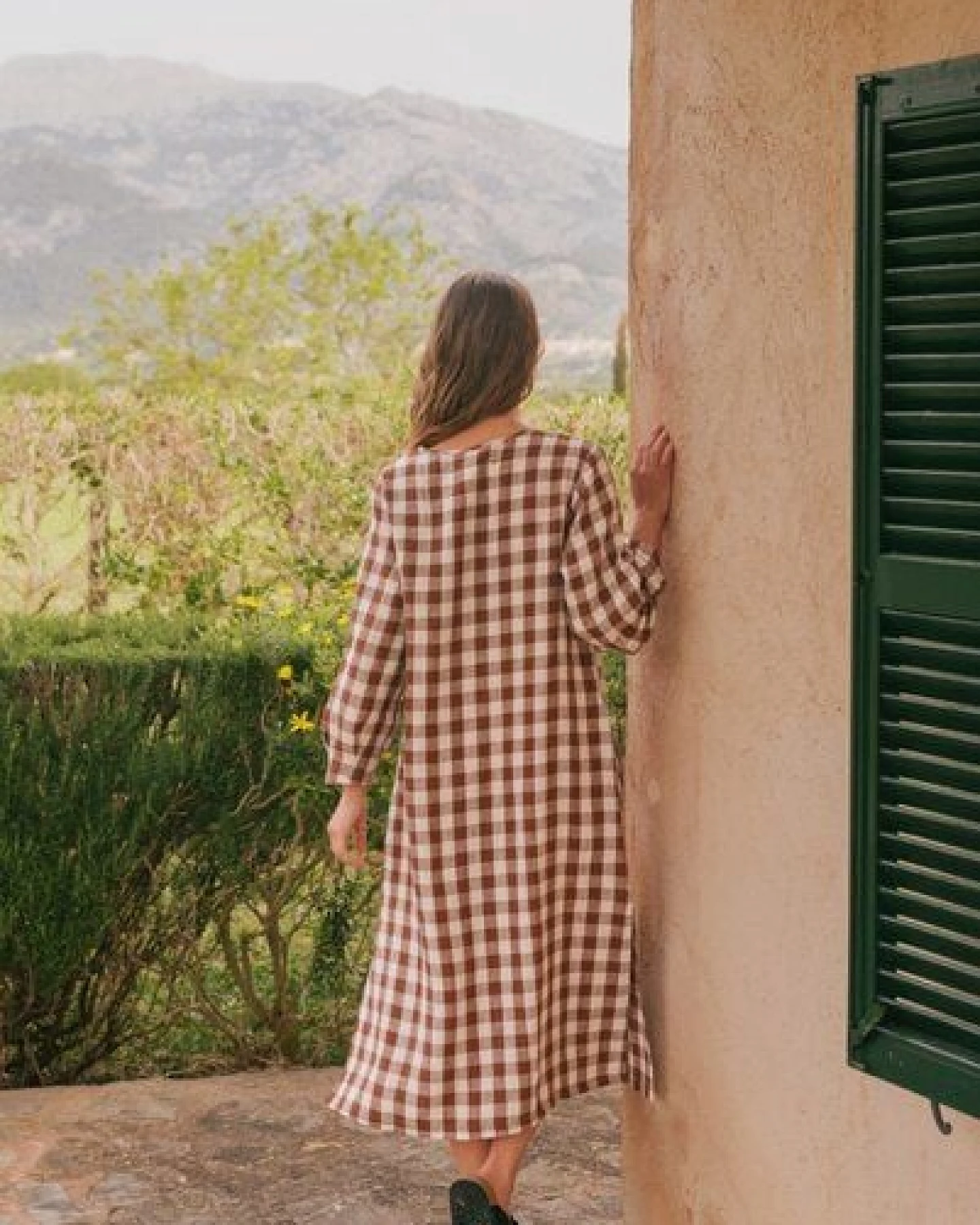 AmourLinen Langes Leinenkleid Amalia – Ansicht 4