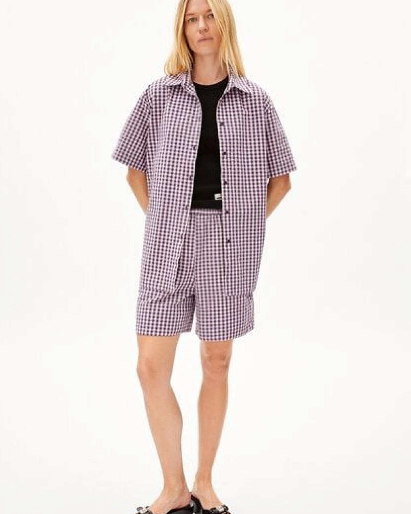 ARMEDANGELS EASSAALI VICHI - Damen Bluse Loose Fit aus Bio-Baumwolle – Ansicht 4