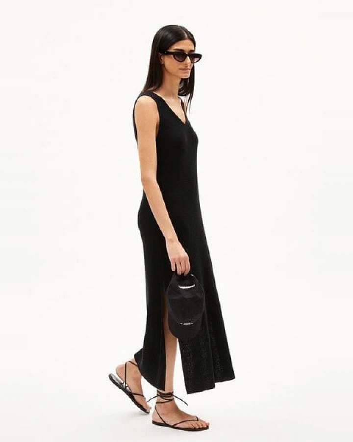 ARMEDANGELS CAROLINIAA LINO - Damen Strickkleid Regular Fit aus Leinen-Mix