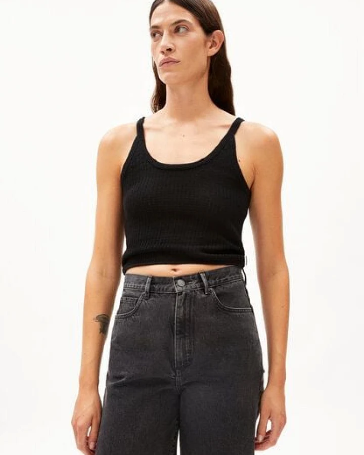 ARMEDANGELS BELLAAS LINO - Damen Stricktop Regular Fit aus Leinen-Mix