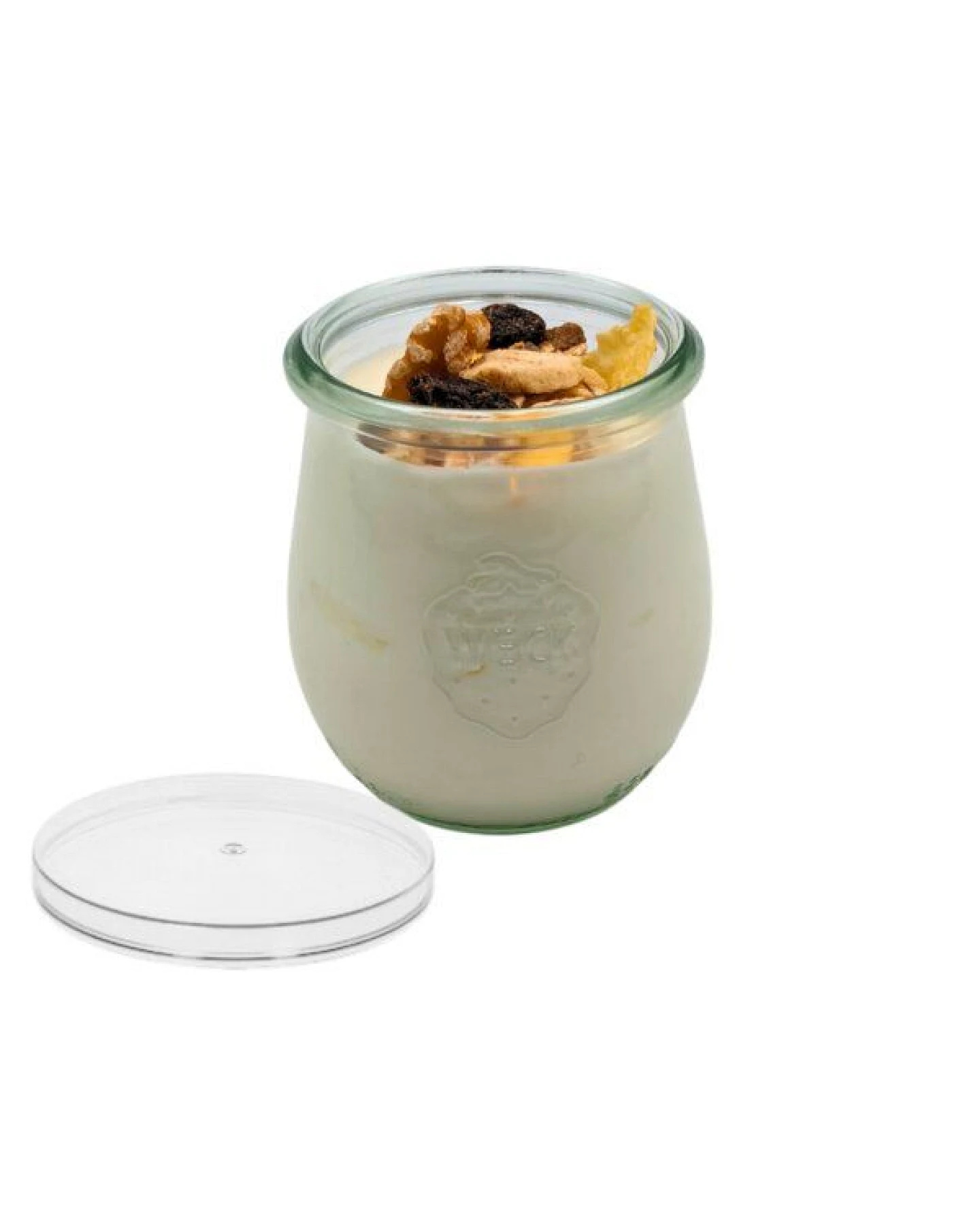 mikken 6er Set WECK Dessertgläser 220 ml Joghurtglas Tulpenglas mit Frischhaltedeckel – Ansicht 2
