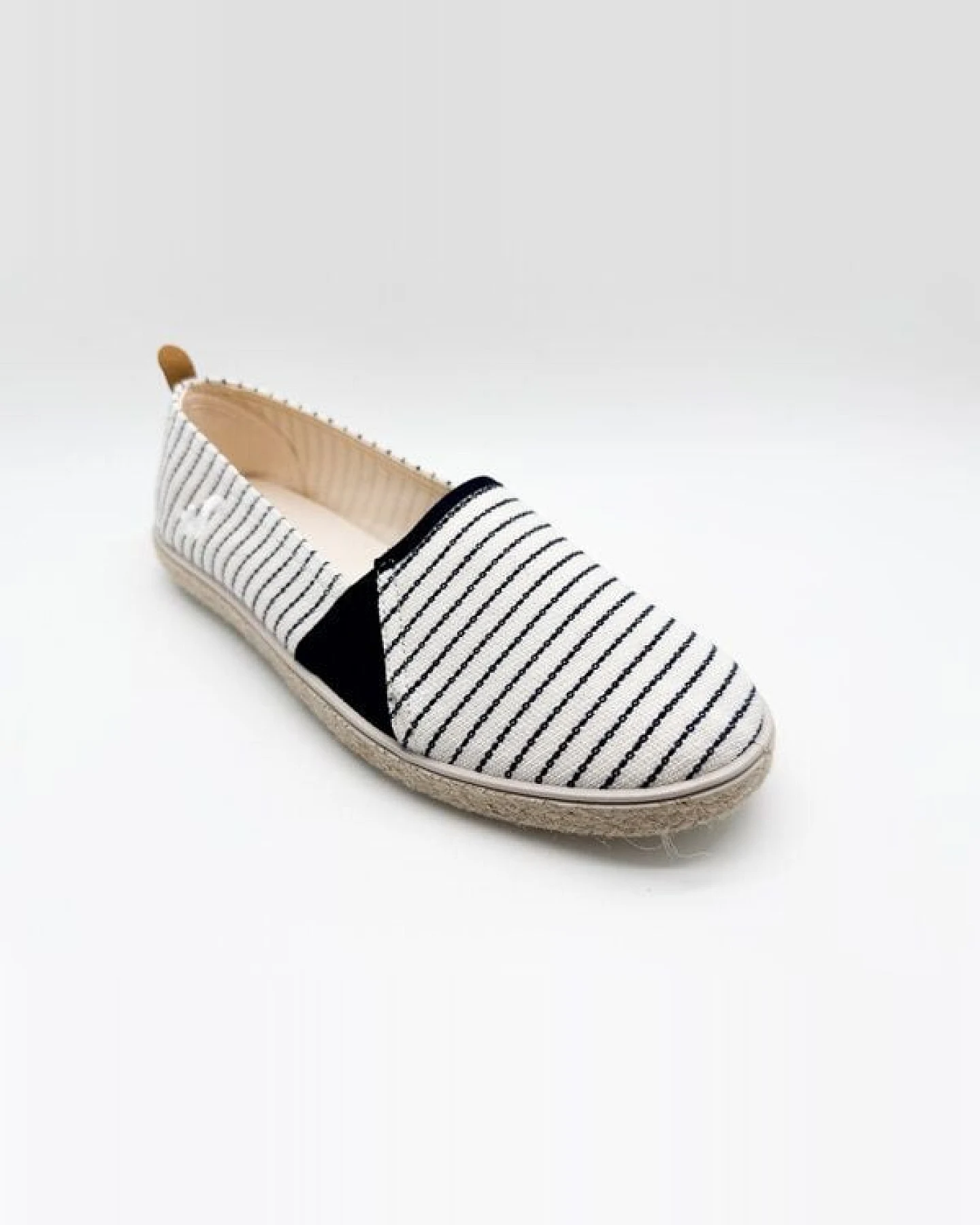 Veganer "thies ® Mallorca Organic Cotton Espadrille navy stripe" aus Biobaumwolle – Ansicht 3
