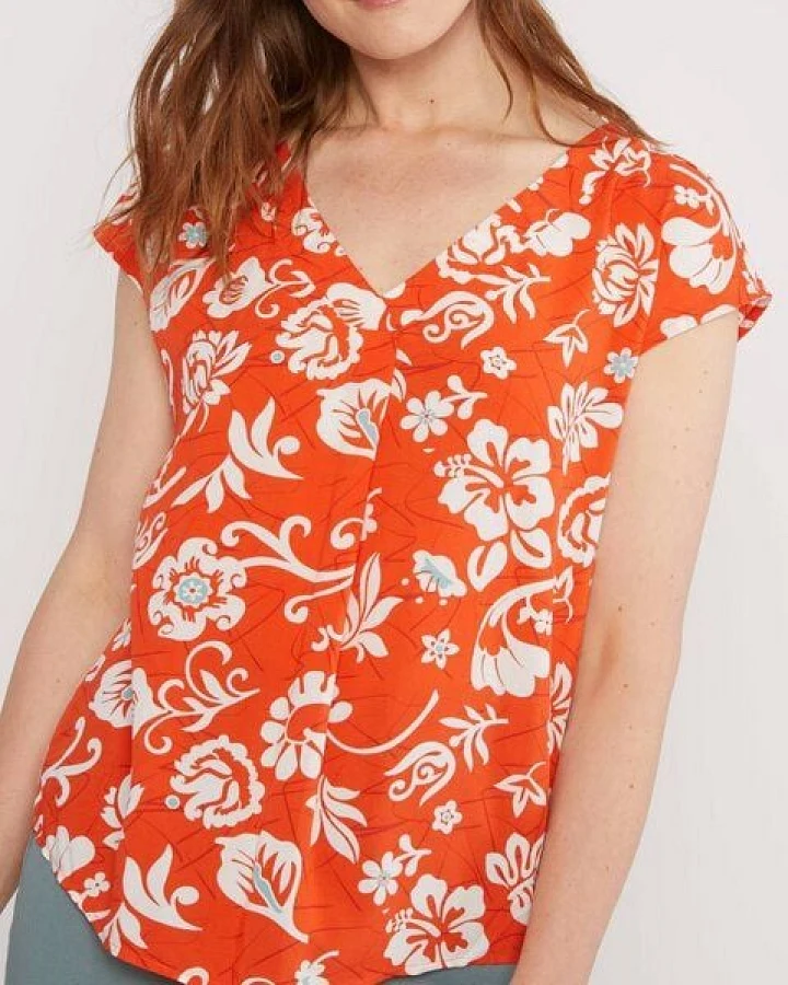 Blutsgeschwister Bluse Liberty Maniac - Tropical Paradise Feeling