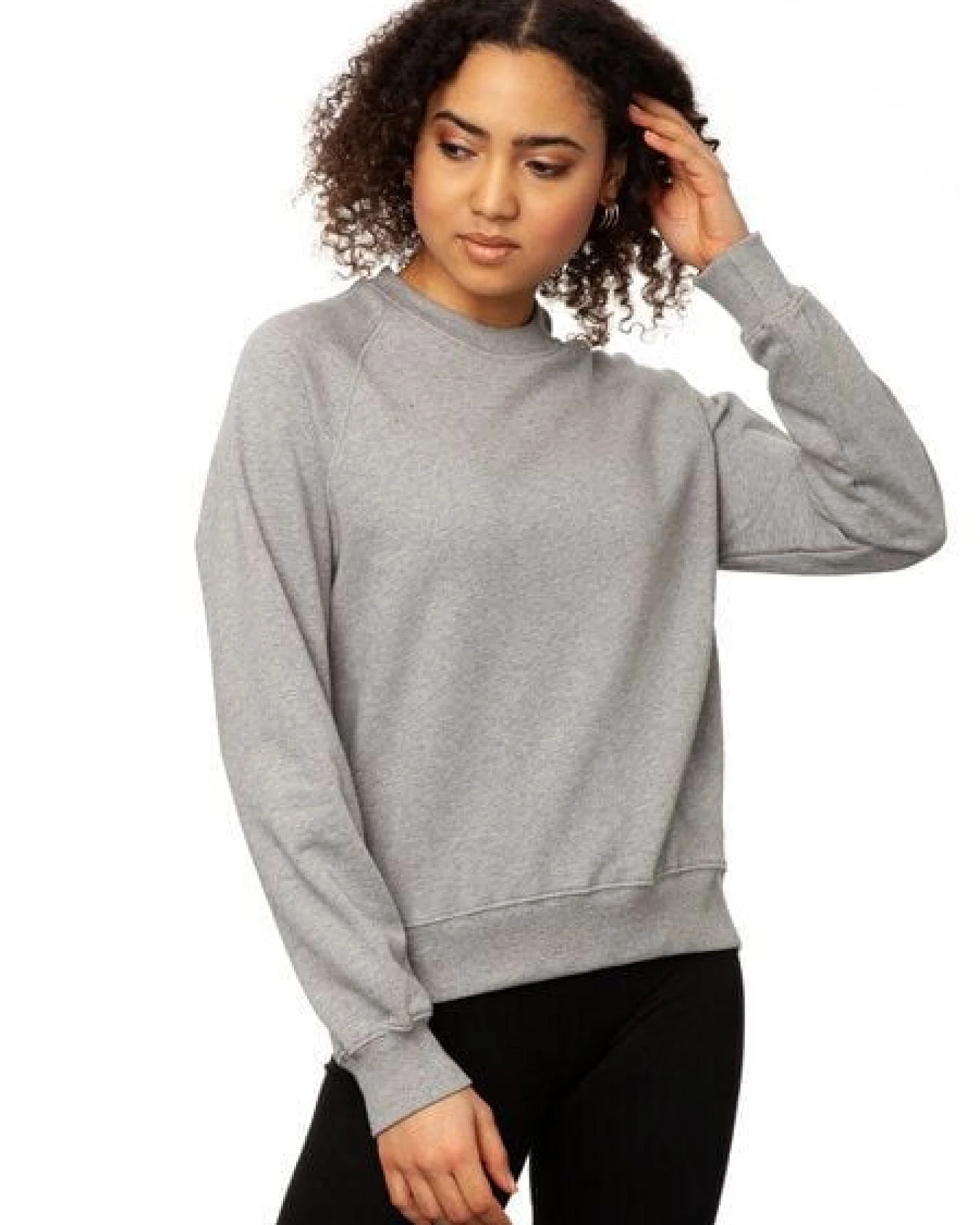 FellHerz Damen Raglan Sweater bio & fair – Ansicht 3