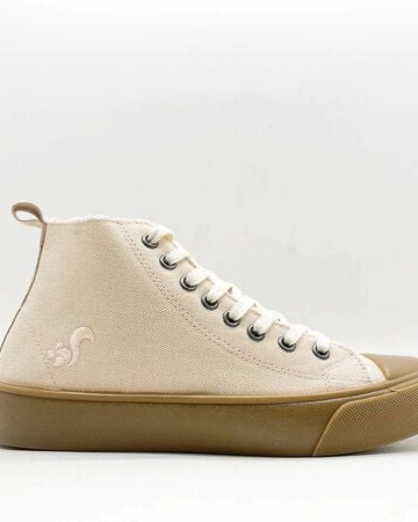 Veganer Sneaker "thies ® Organic Cotton Hi light peach" aus Biobaumwolle – Ansicht 2