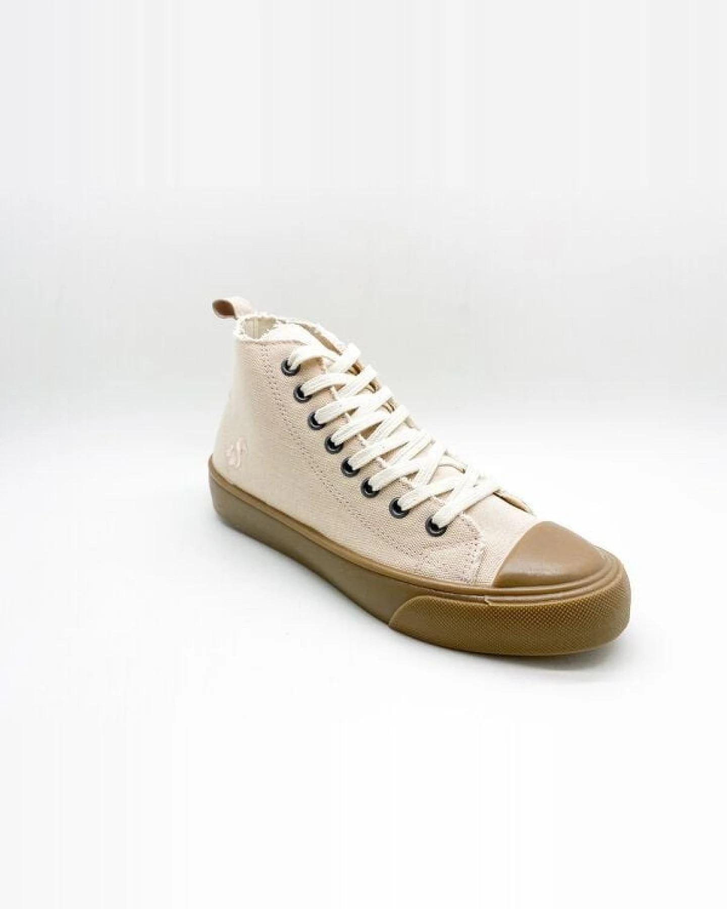 Veganer Sneaker "thies ® Organic Cotton Hi light peach" aus Biobaumwolle – Ansicht 3