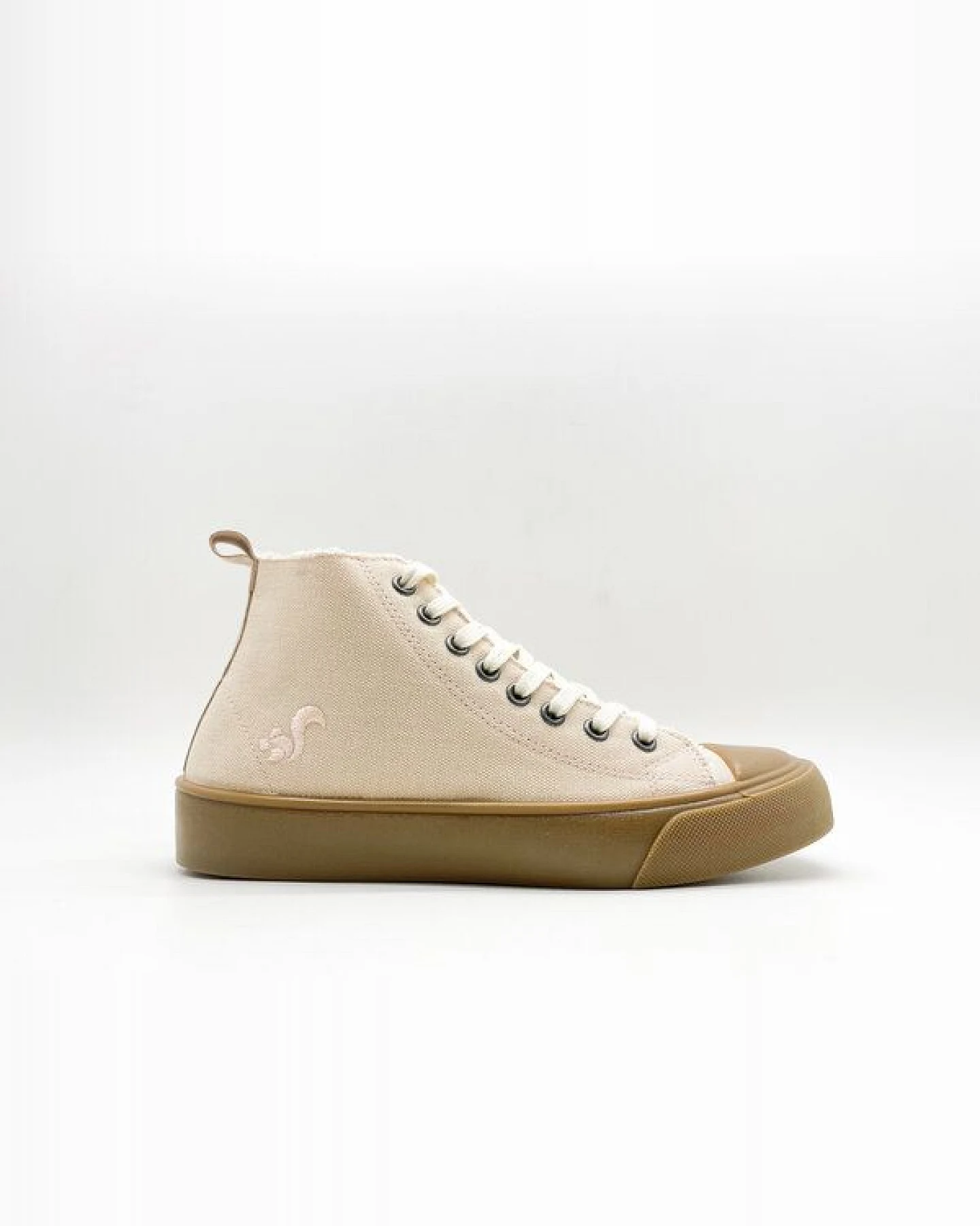 Veganer Sneaker "thies ® Organic Cotton Hi light peach" aus Biobaumwolle – Ansicht 2