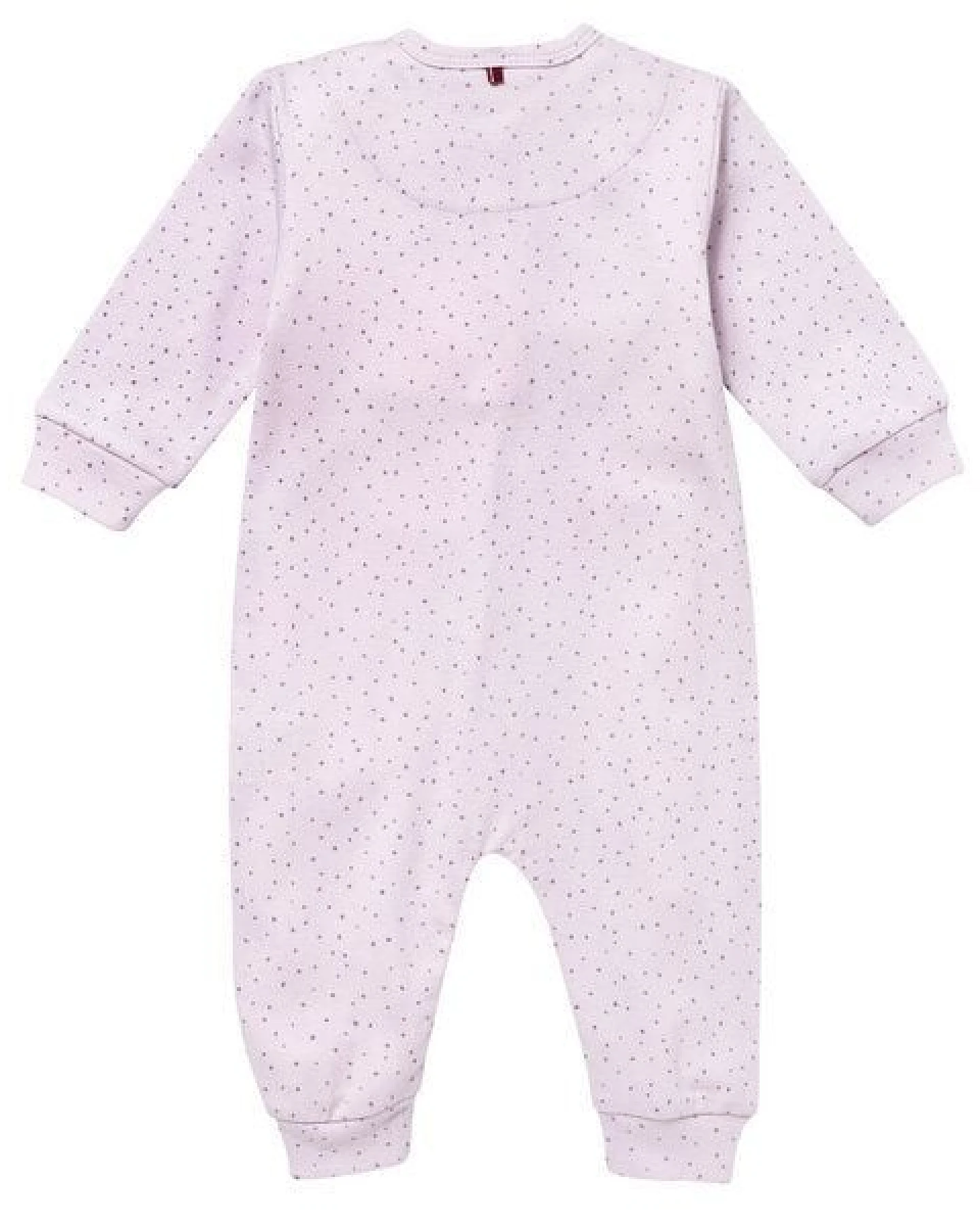 People Wear Organic Langarm Overall, rosa, "Tupfen", Bio-Baumwolle – Ansicht 3