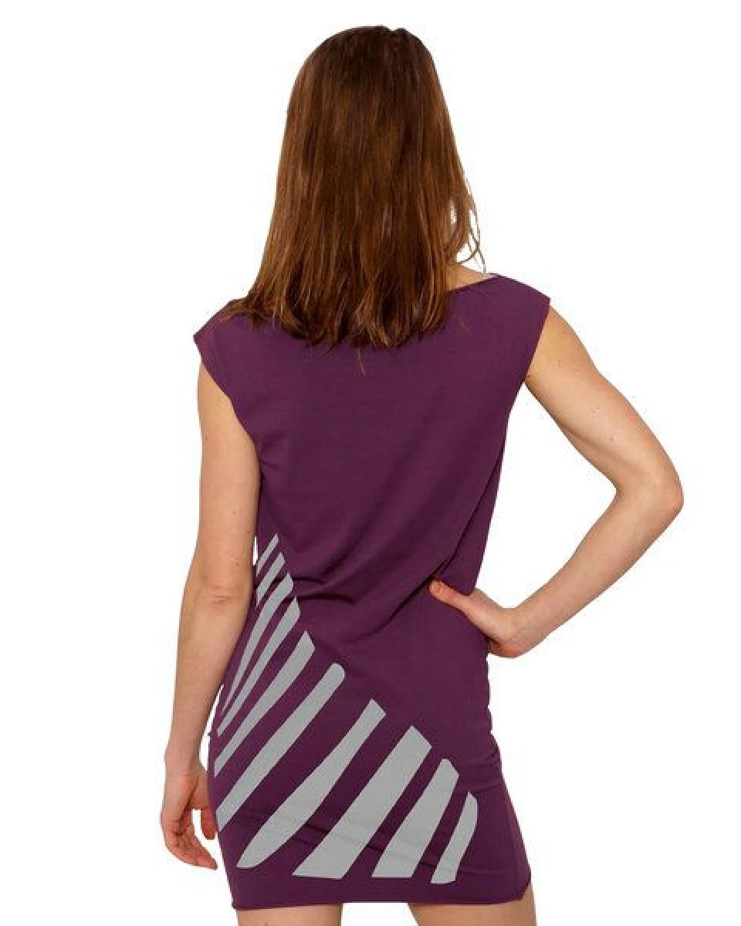 HANDGEDRUCKT "Zebra" Bio-Kleidchen – Ansicht 2