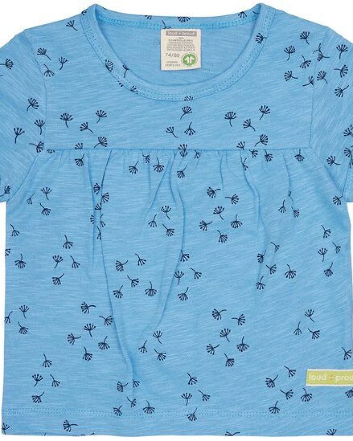 loud + proud Babys & Kinder Tunika Slub Jersey mit Druck, GOTS-zertifiziert