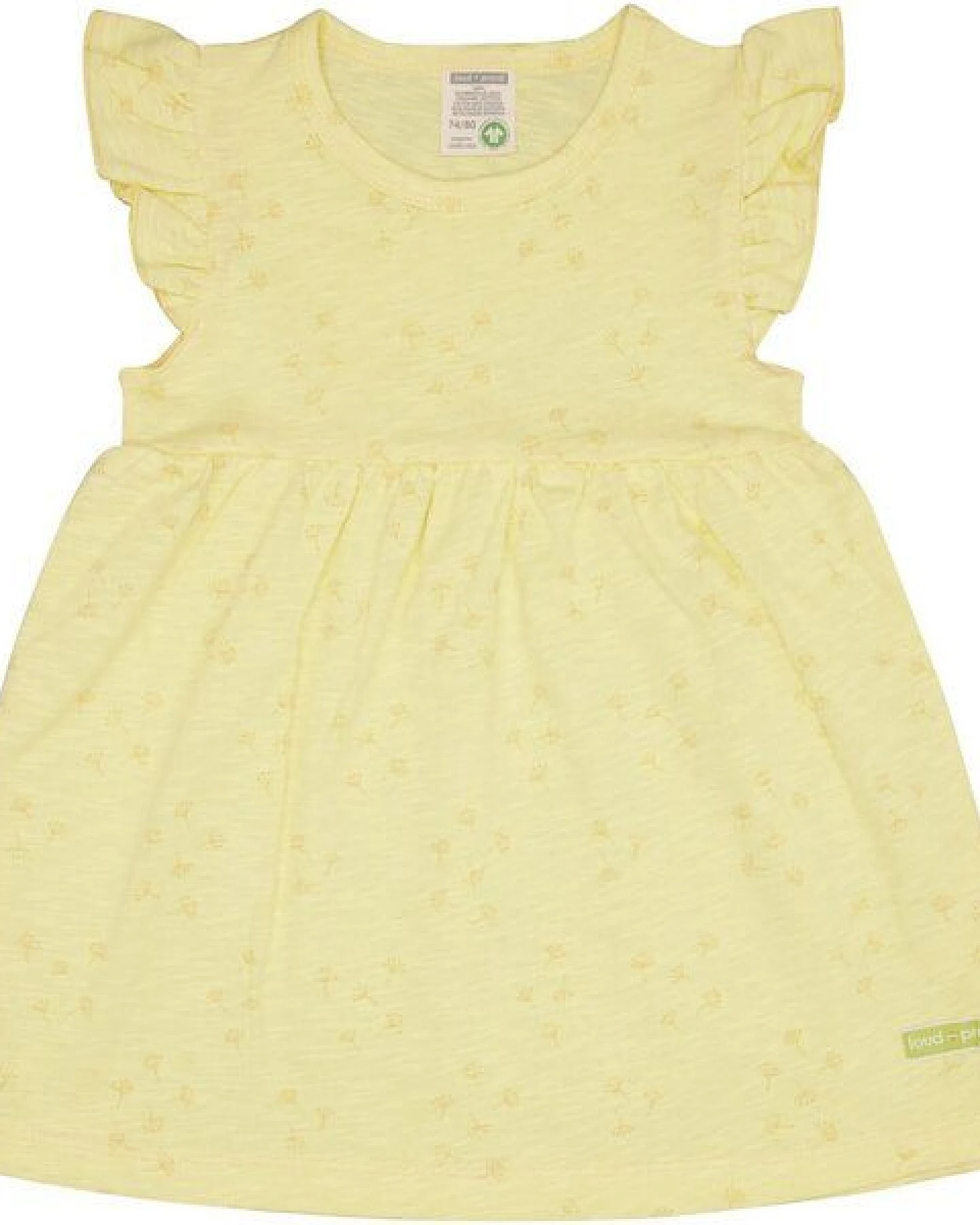 loud + proud Babys & Kinder Kleid Slub Jersey, GOTS-zertifiziert – Ansicht 2