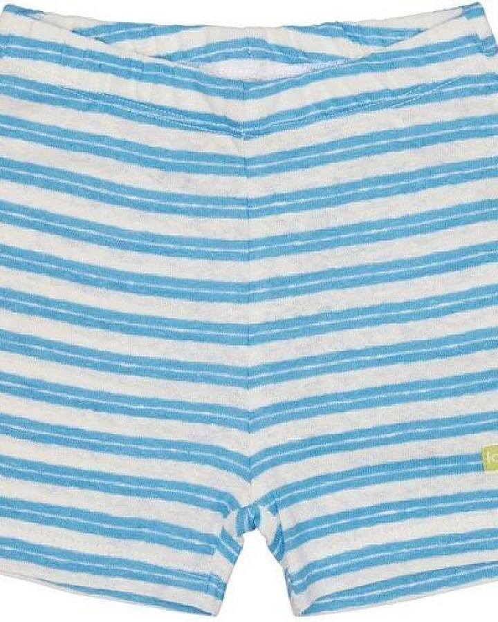 loud + proud Babys & Kinder Short Ringel mit Leinen, GOTS-zertifiziert