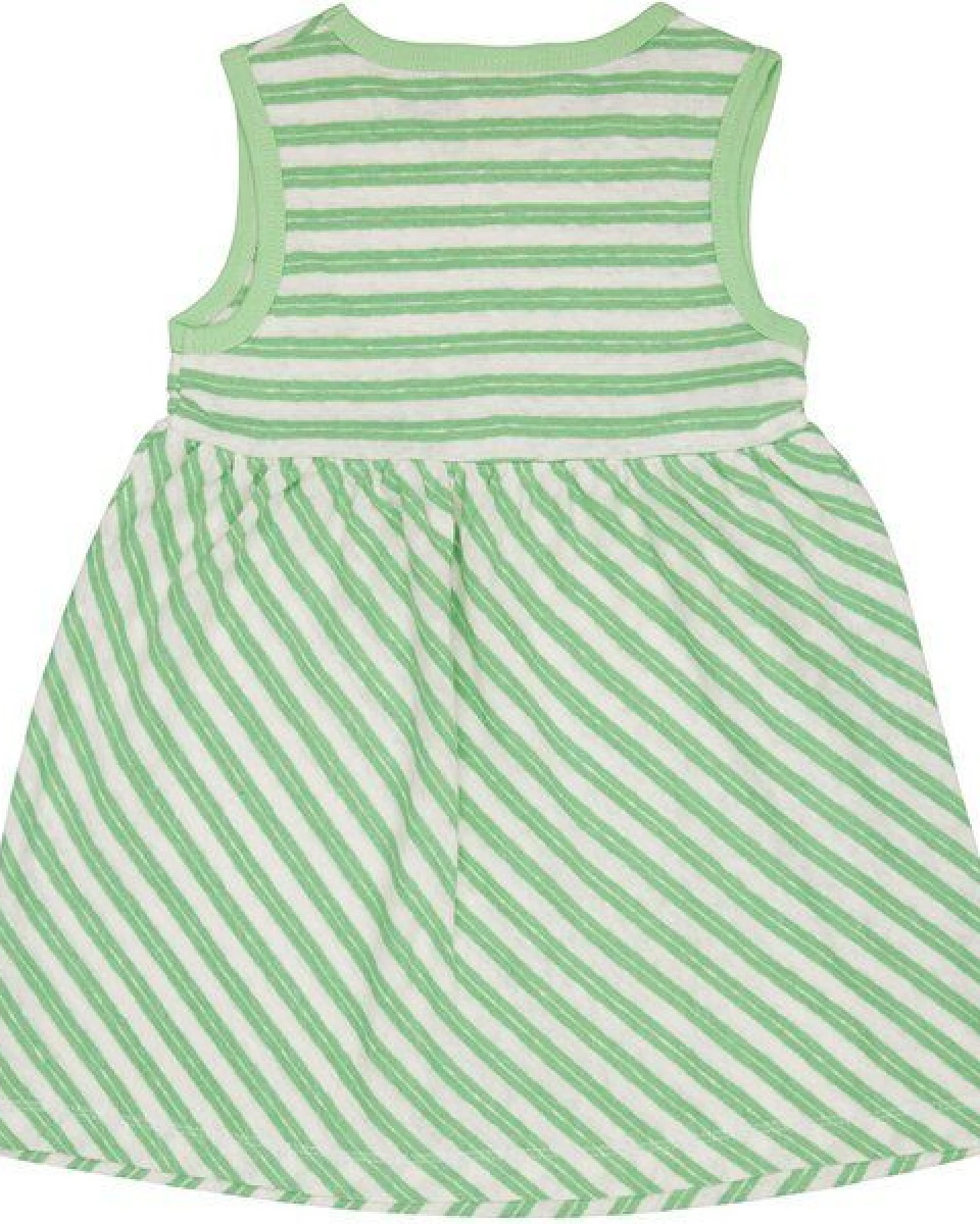 loud + proud Babys & Kinder Kleid Streifen mit Leinen, GOTS-zertifiziert – Ansicht 2
