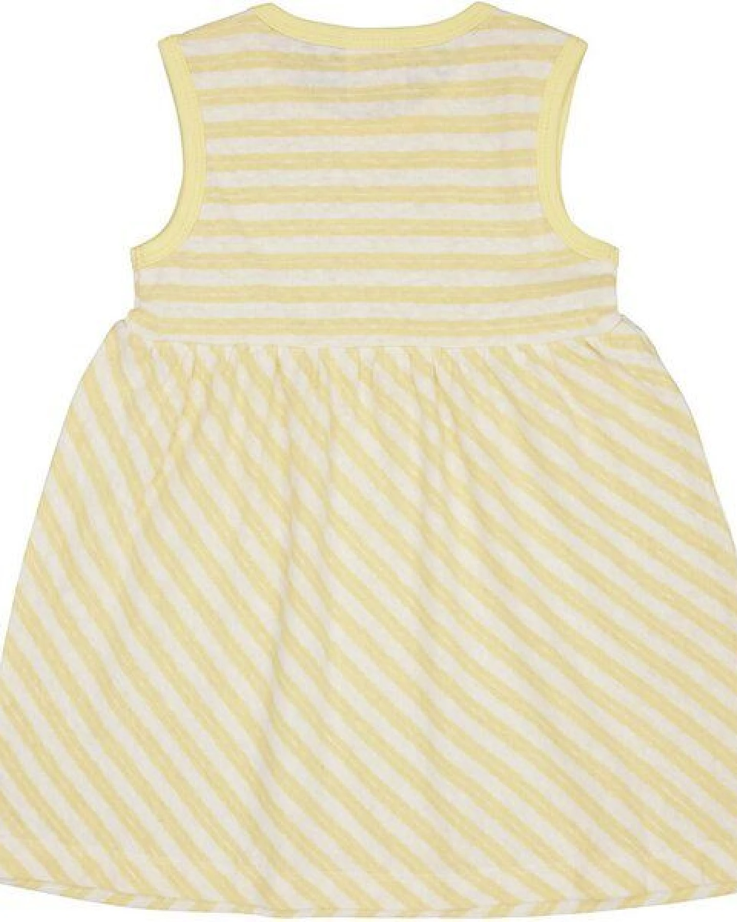 loud + proud Babys & Kinder Kleid Streifen mit Leinen, GOTS-zertifiziert – Ansicht 2