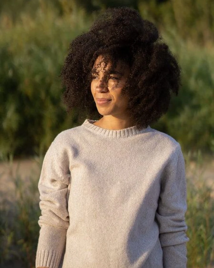 FUXBAU Frauen Merino Strickpullover