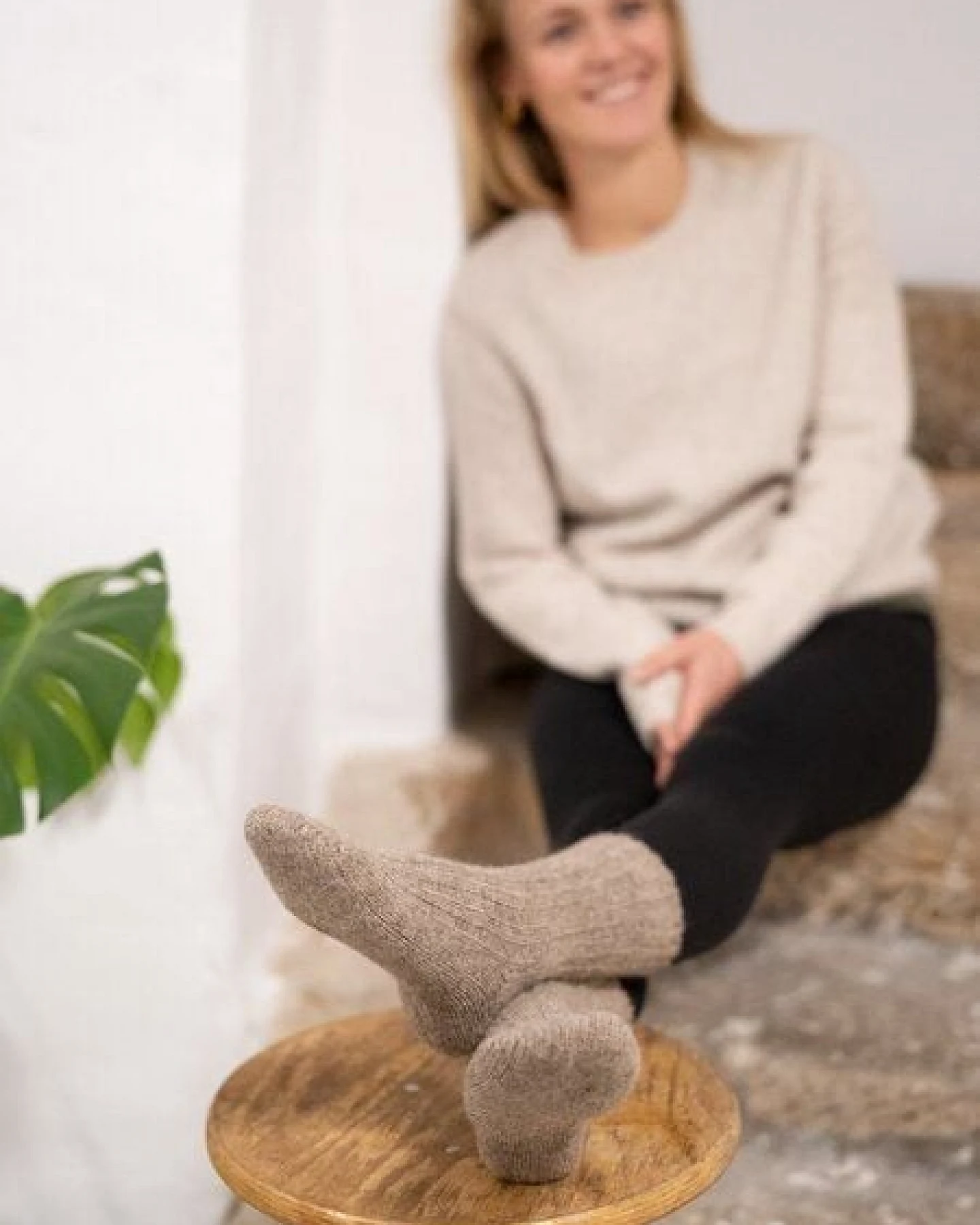 FUXBAU Alpaka Schafwollsocken – Ansicht 3