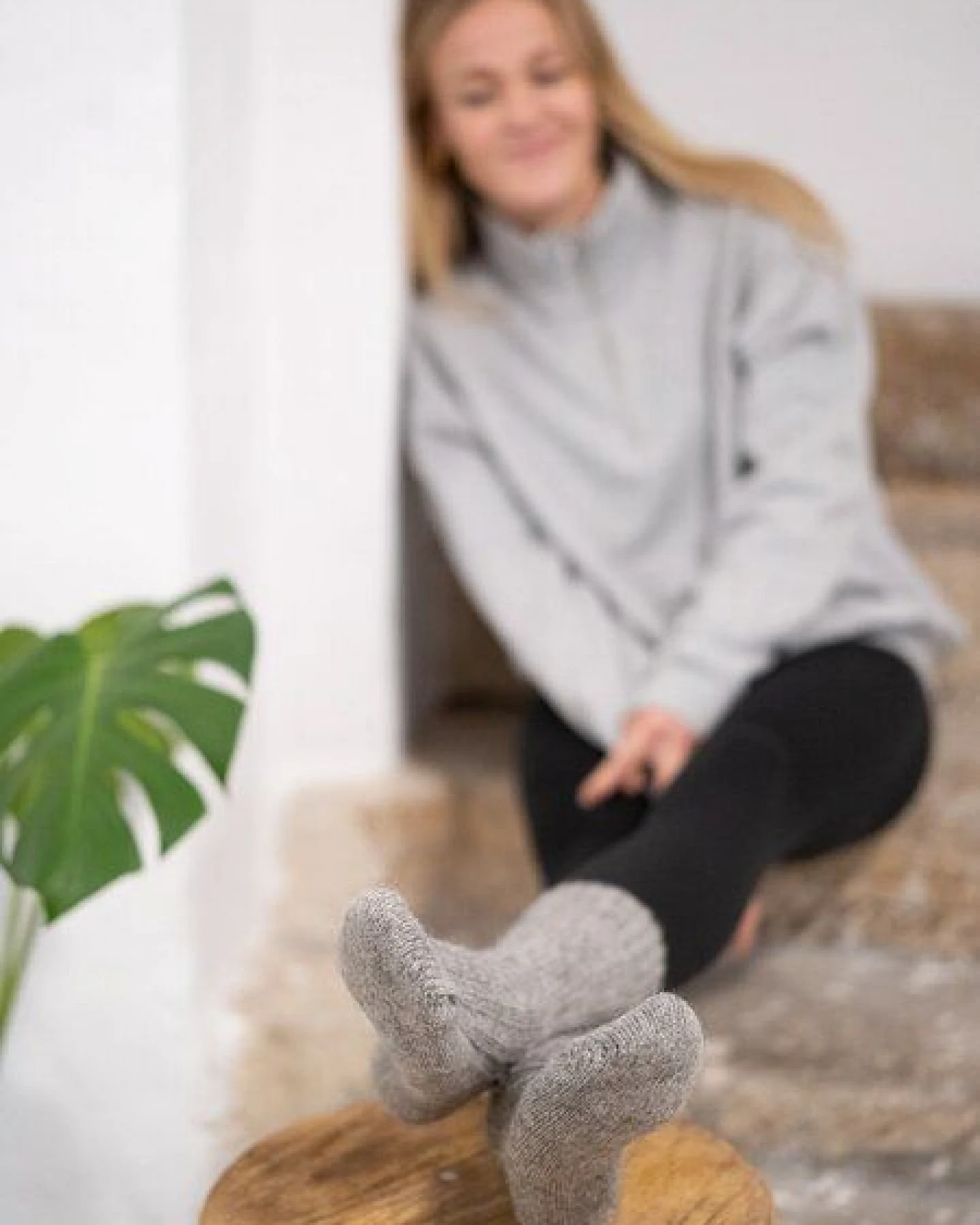 FUXBAU Alpaka Schafwollsocken – Ansicht 3