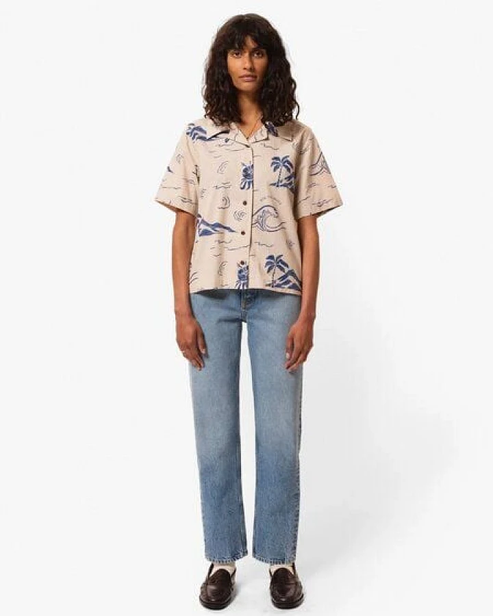 Nudie Jeans Moa Waves Bluse