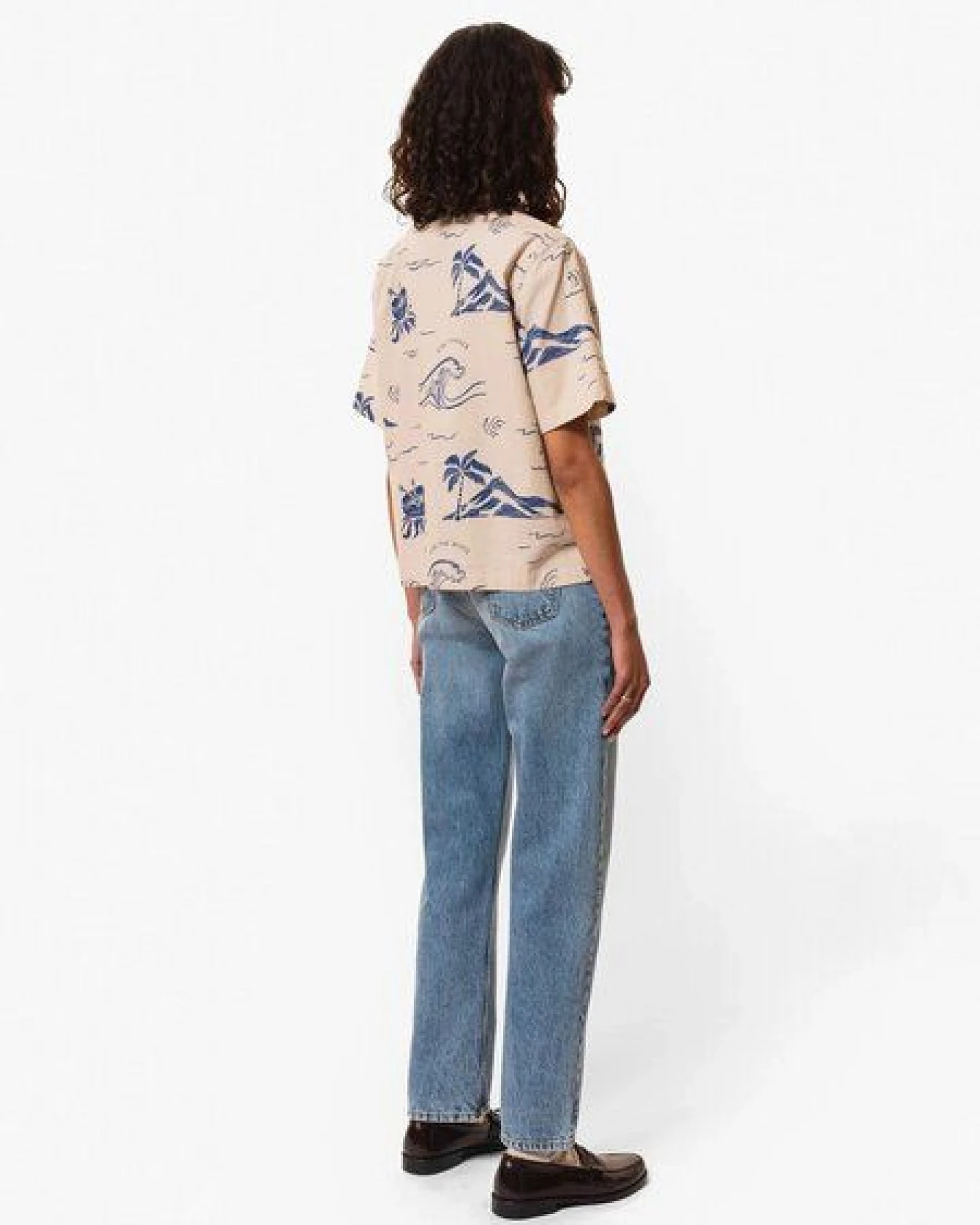 Nudie Jeans Moa Waves Bluse – Ansicht 2