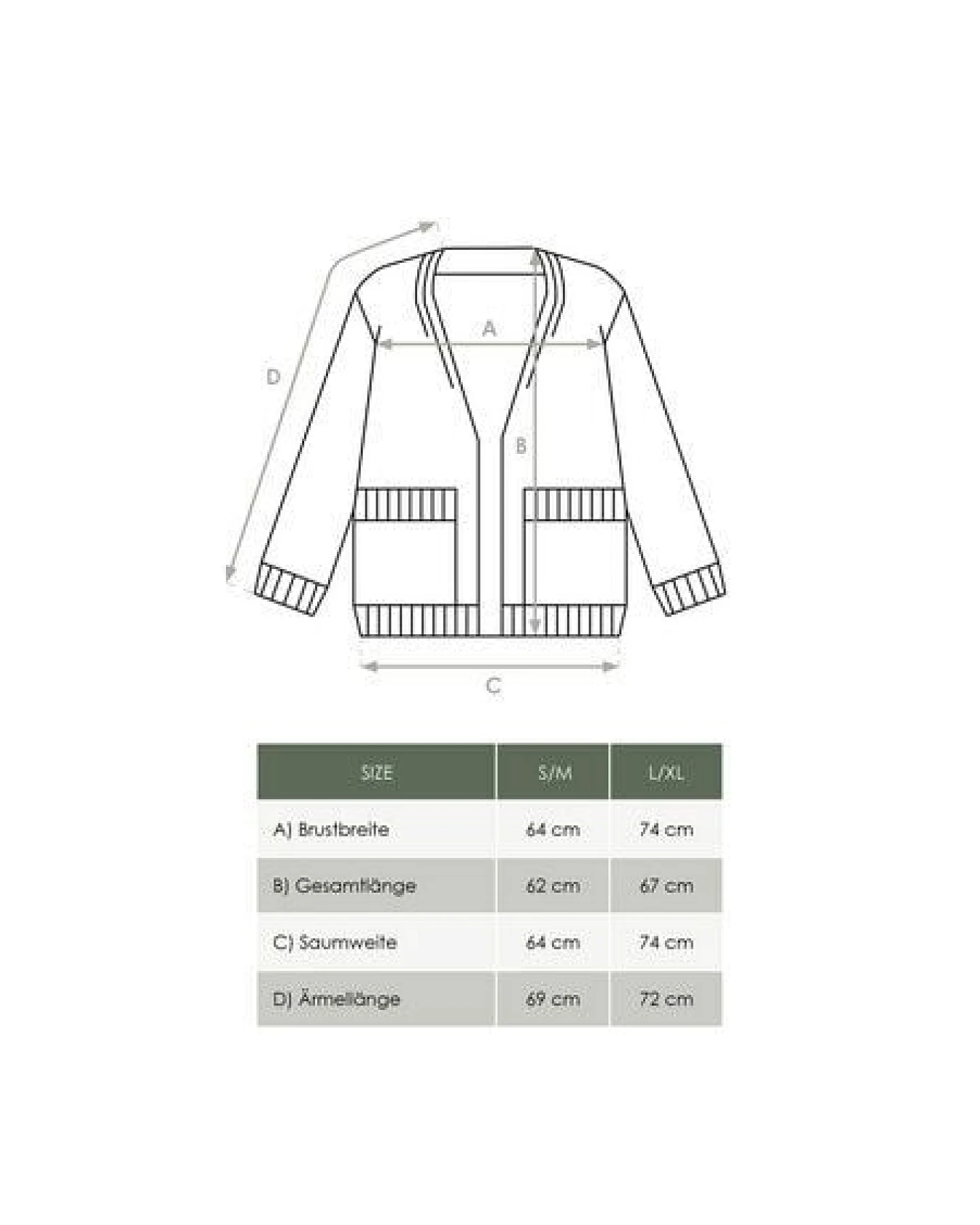 FUXBAU Oversize Cardigan – Ansicht 4
