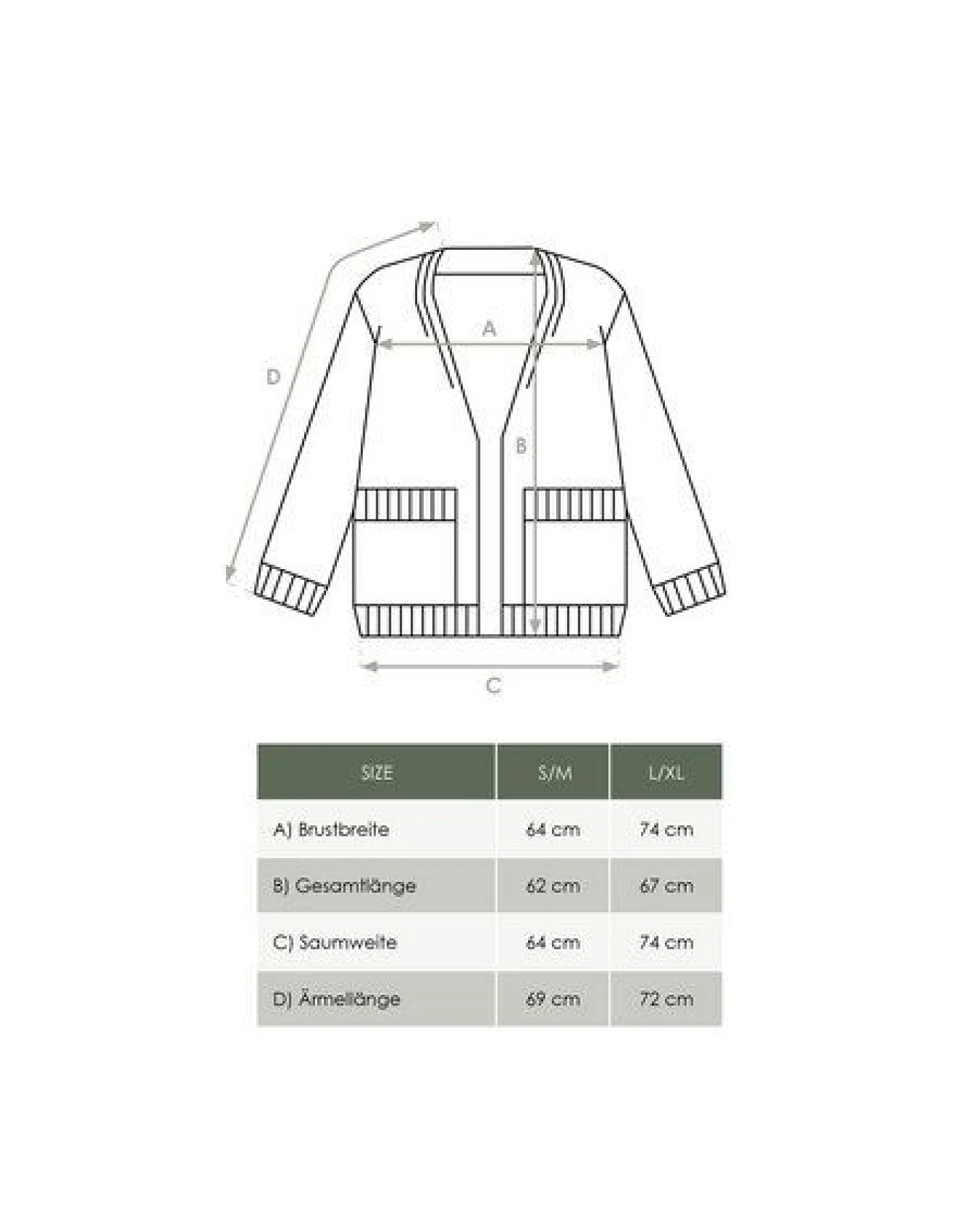 FUXBAU Oversize Cardigan – Ansicht 4