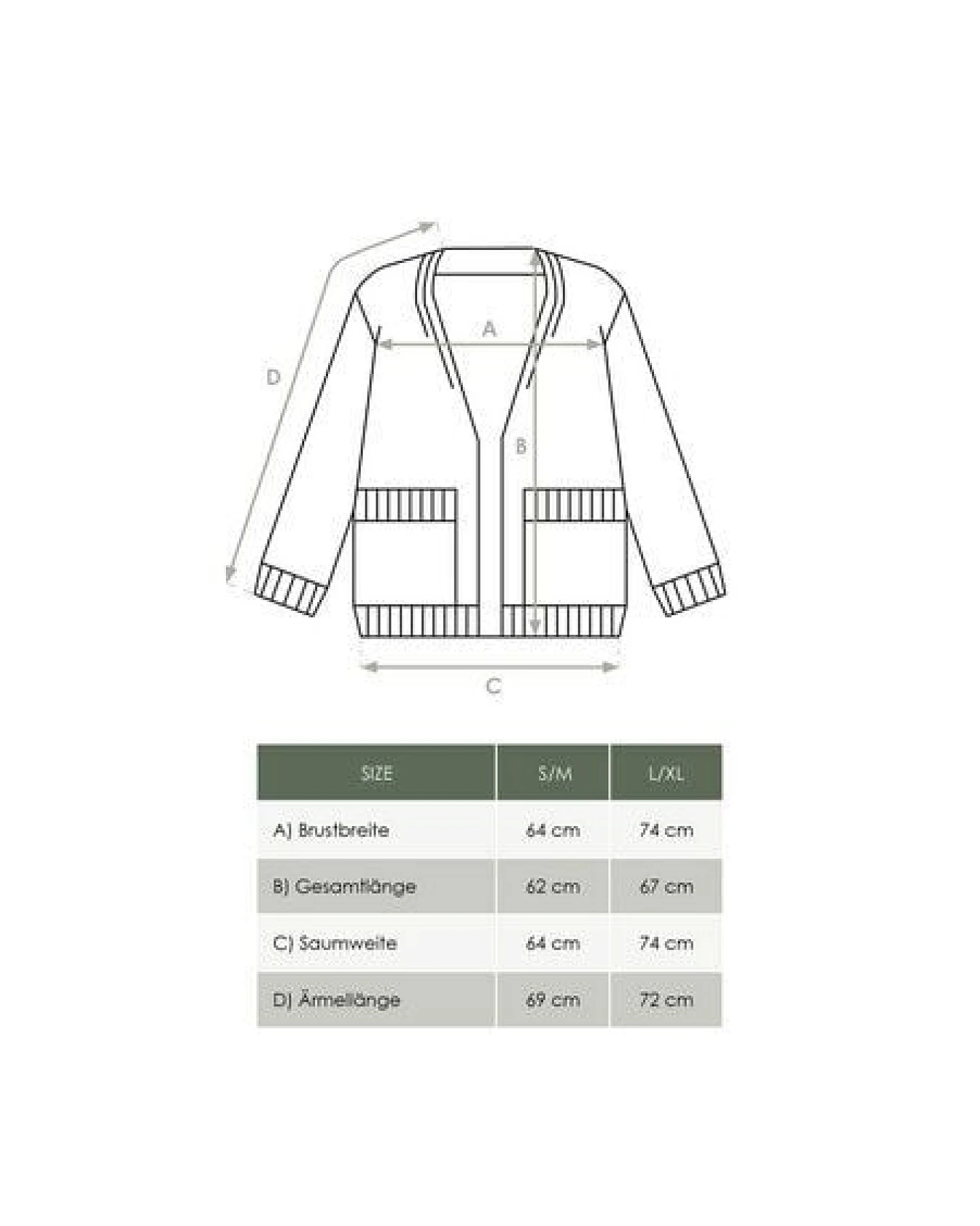 FUXBAU Oversize Cardigan – Ansicht 4