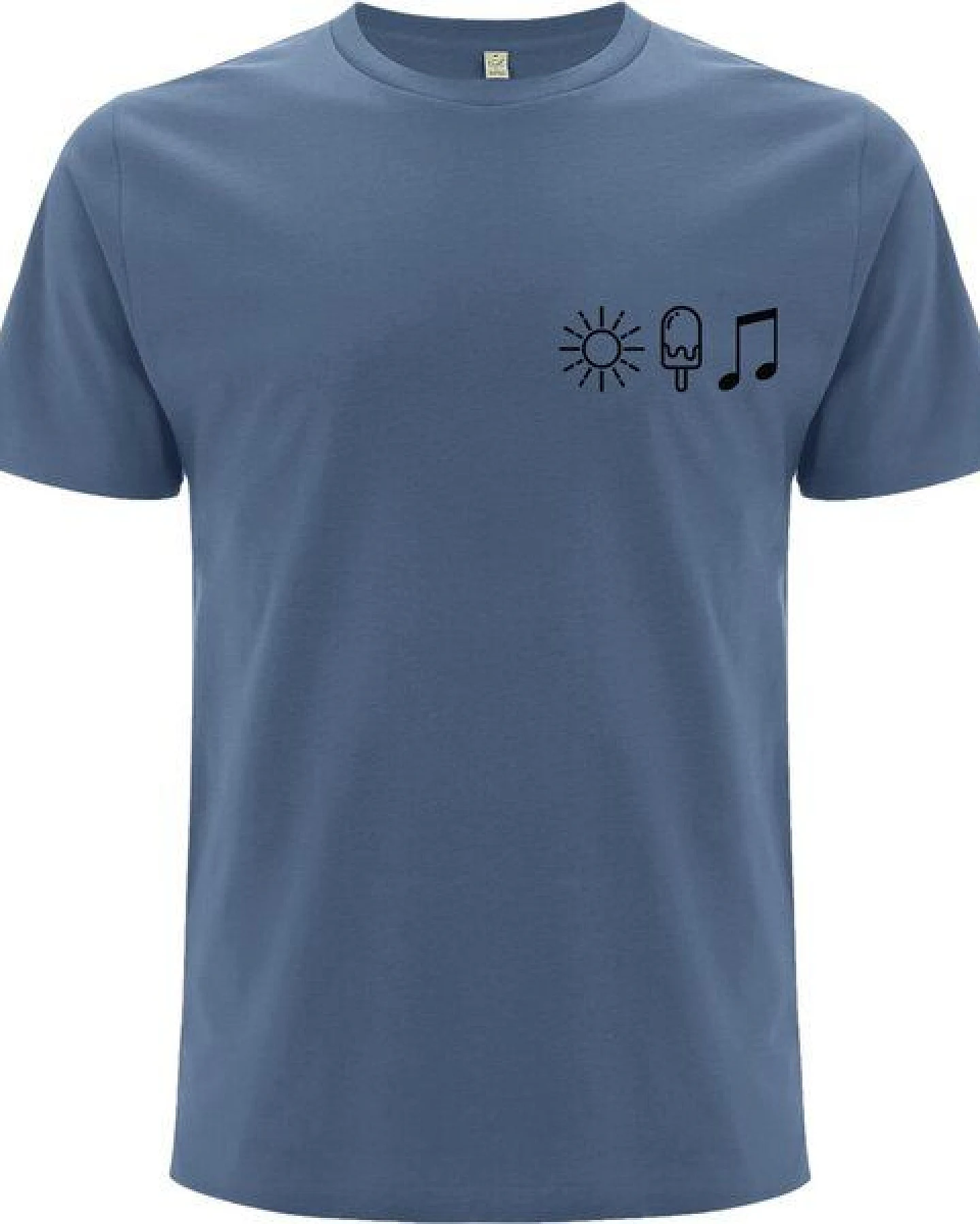 Spreecult Sonne Eis und Musik- Bio und Fair - Männer Unisex T-Shirt - Sun Music Shirt – Ansicht 2