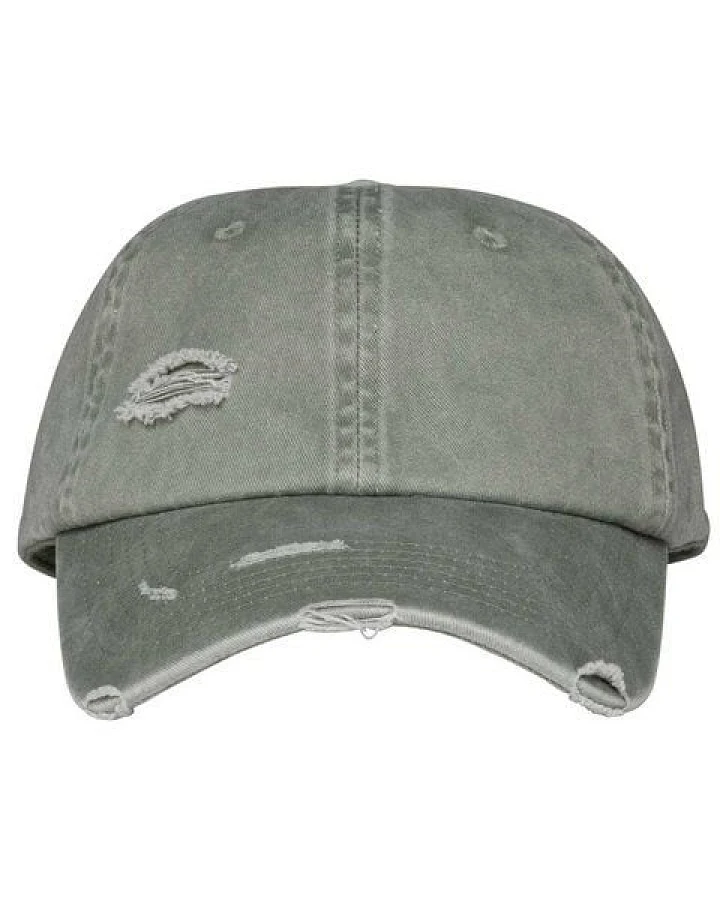 YTWOO Nachhaltige Unisex-Kappe im zerrissenen Look