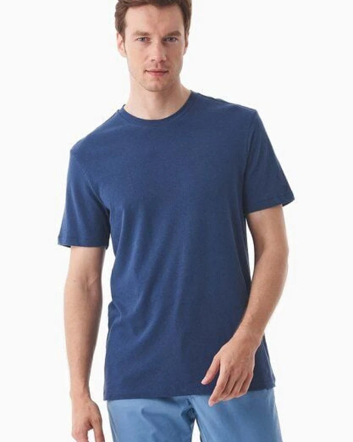 ORGANICATION T-Shirt aus Bio-Baumwolle und Leinen