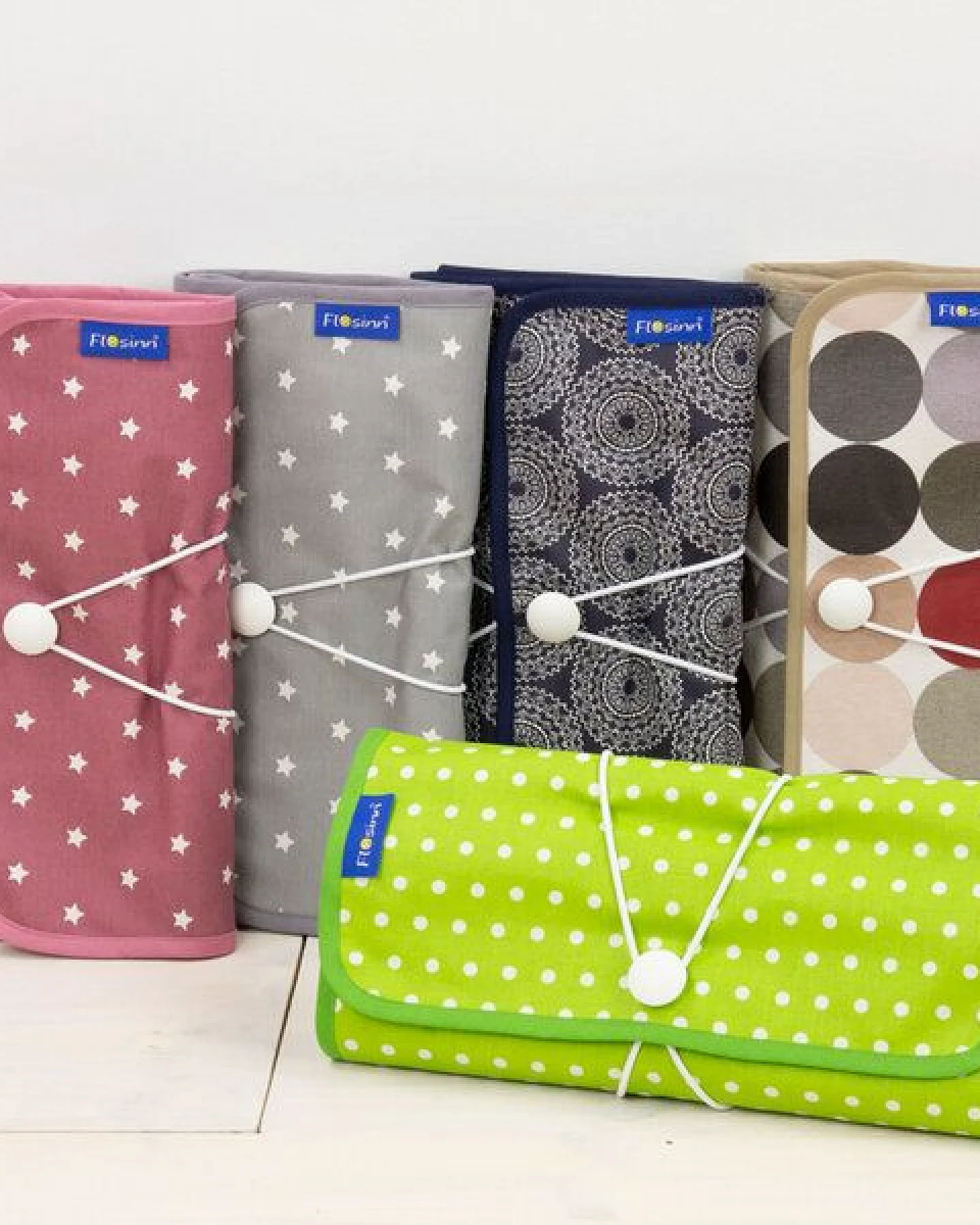 Flosinn Wickeltasche Wickelunterlage Wickelclutch abwischbar in verschiedenen Farben – Ansicht 3
