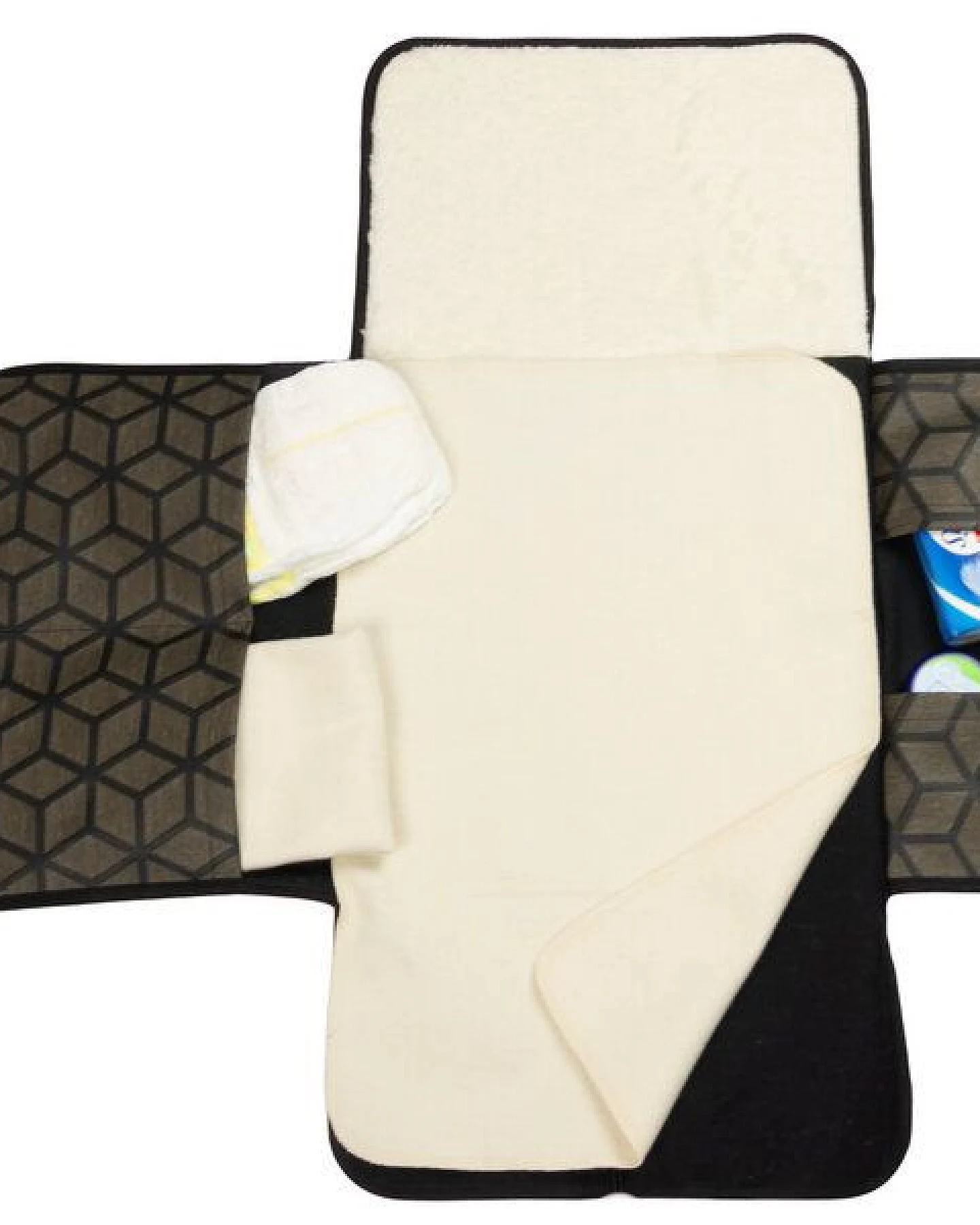 Flosinn Wickeltasche Wickelunterlage Wickelclutch abwischbar in verschiedenen Farben – Ansicht 3