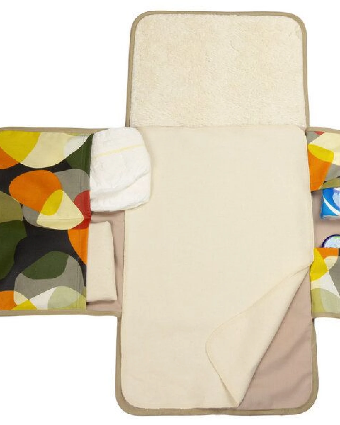 Flosinn Wickeltasche Wickelunterlage Wickelclutch abwischbar in verschiedenen Farben – Ansicht 3