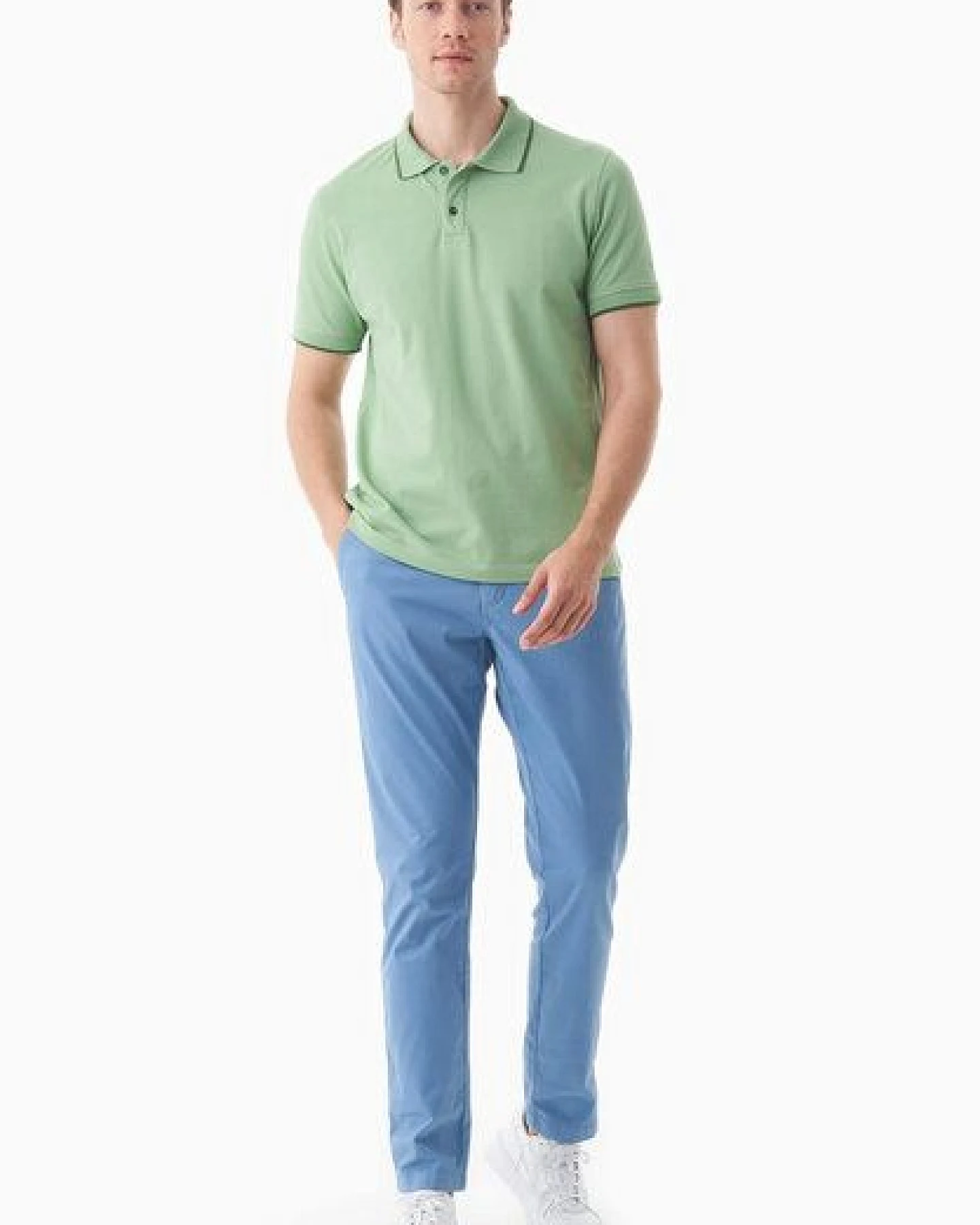 ORGANICATION Poloshirt aus Bio-Baumwolle – Ansicht 2